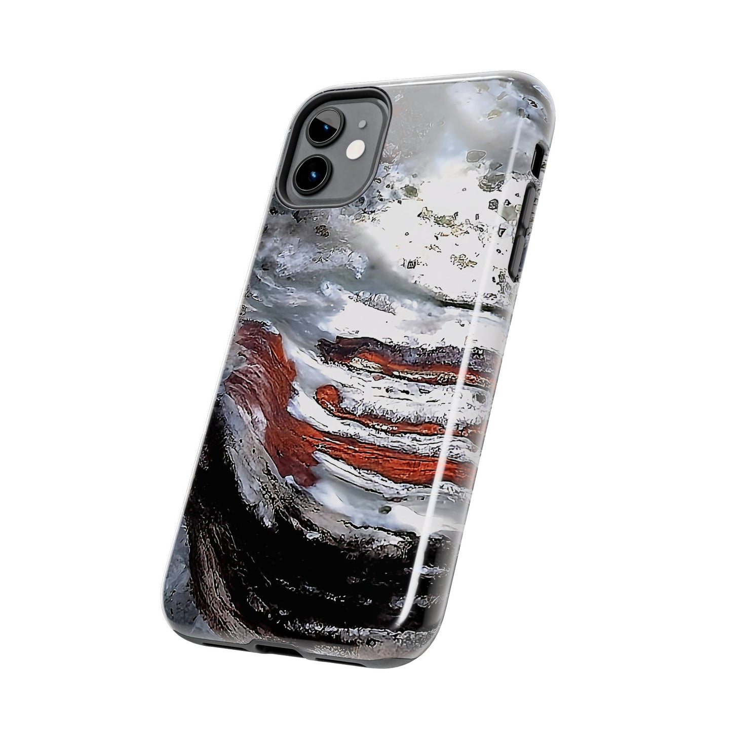 Stromatolite Collenia undosa iPhone 11 Tough Phone Case