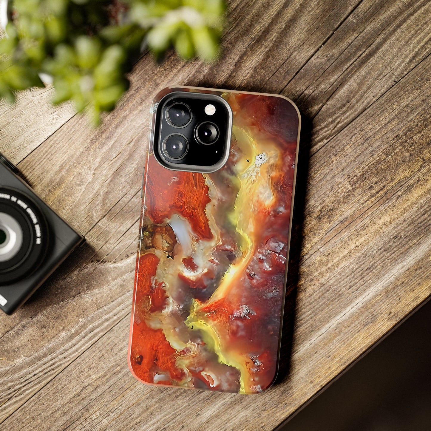 Wildfire Hyalite Bubble Opal iPhone 13 Tough Phone Case