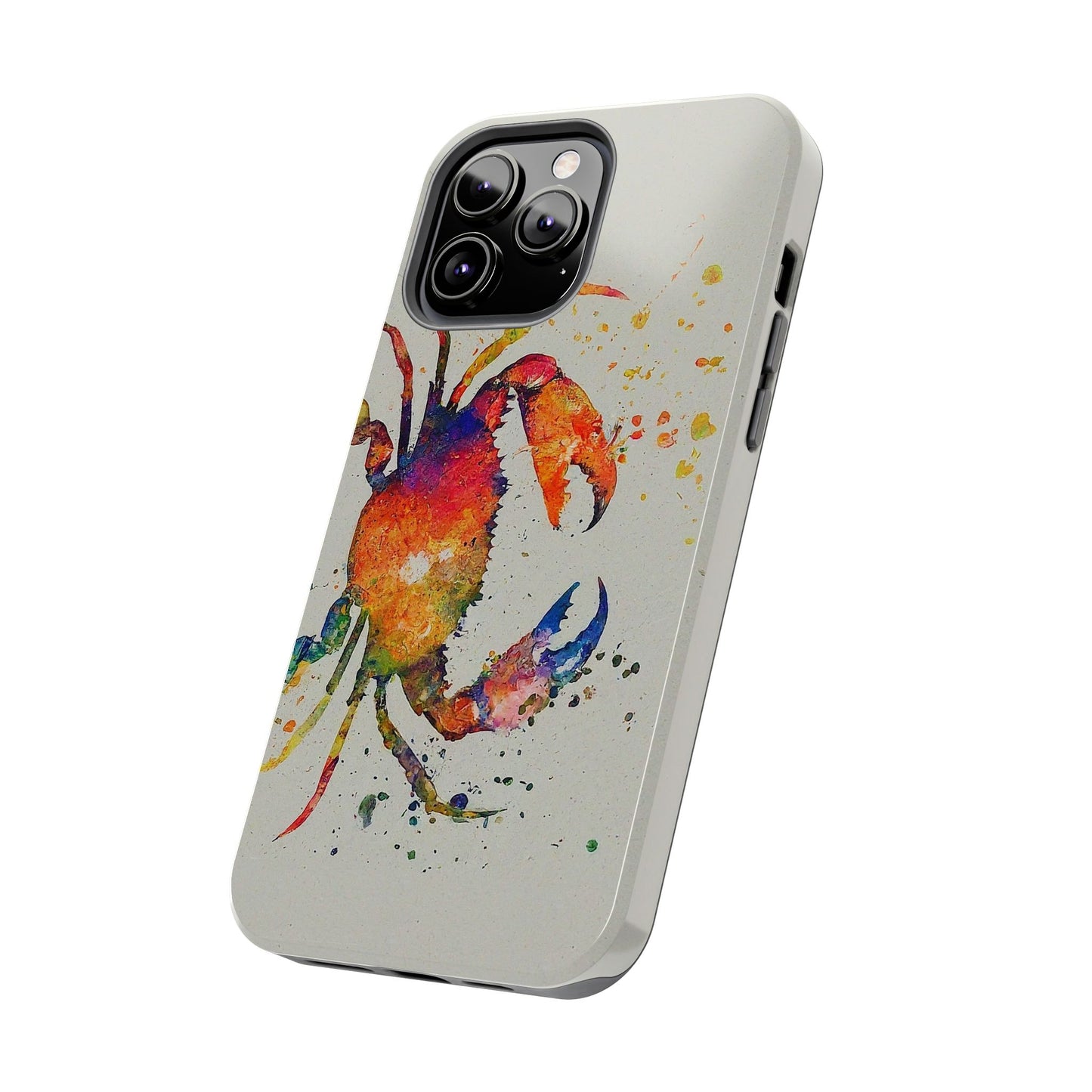 Water Color Crab iPhone 13 Tough Phone Case