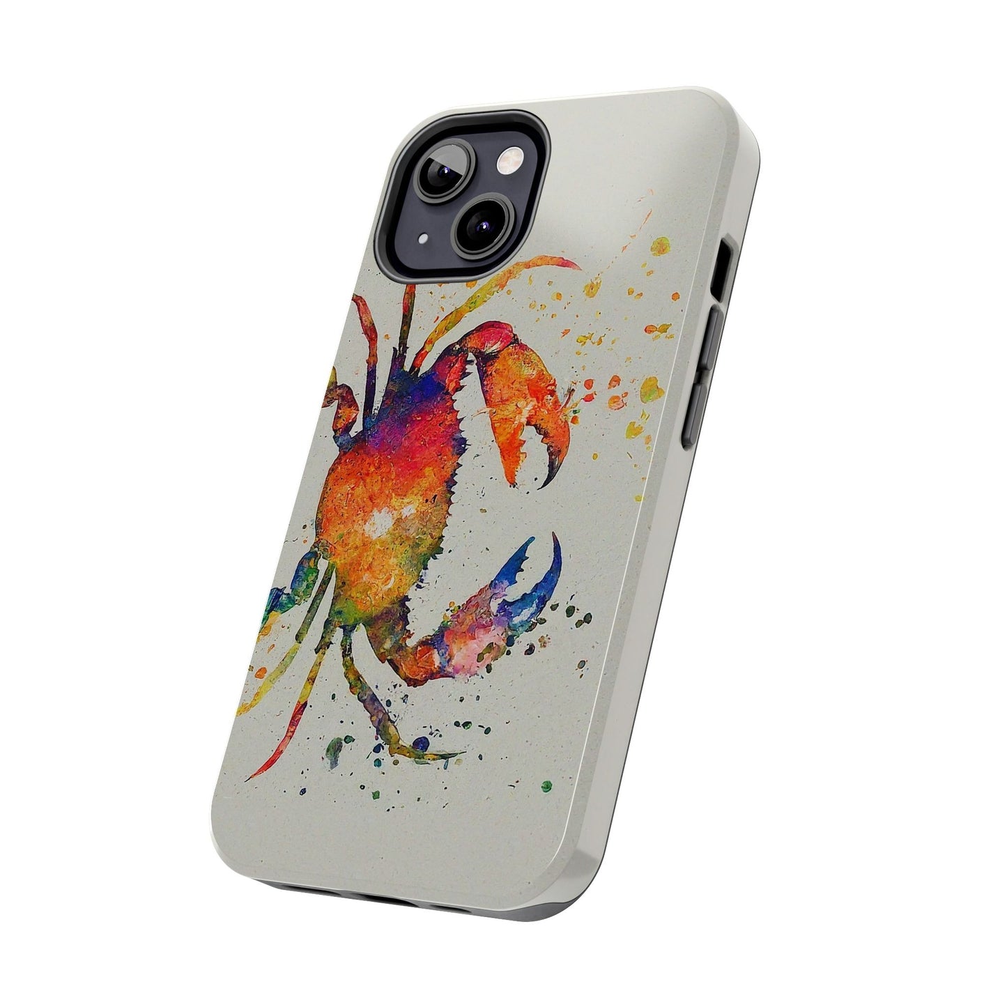 Water Color Crab iPhone 13 Tough Phone Case