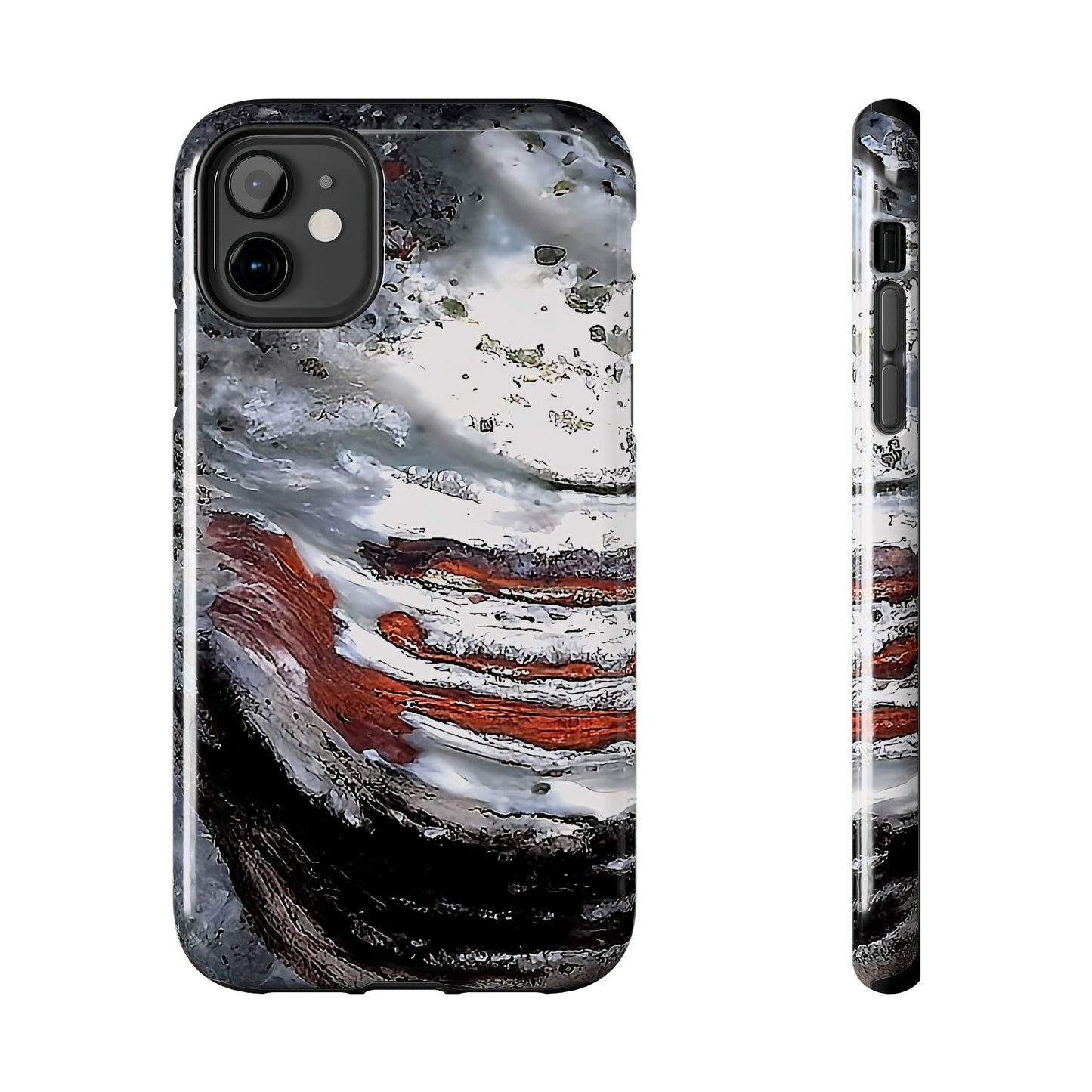 Stromatolite Collenia undosa iPhone 11 Tough Phone Case