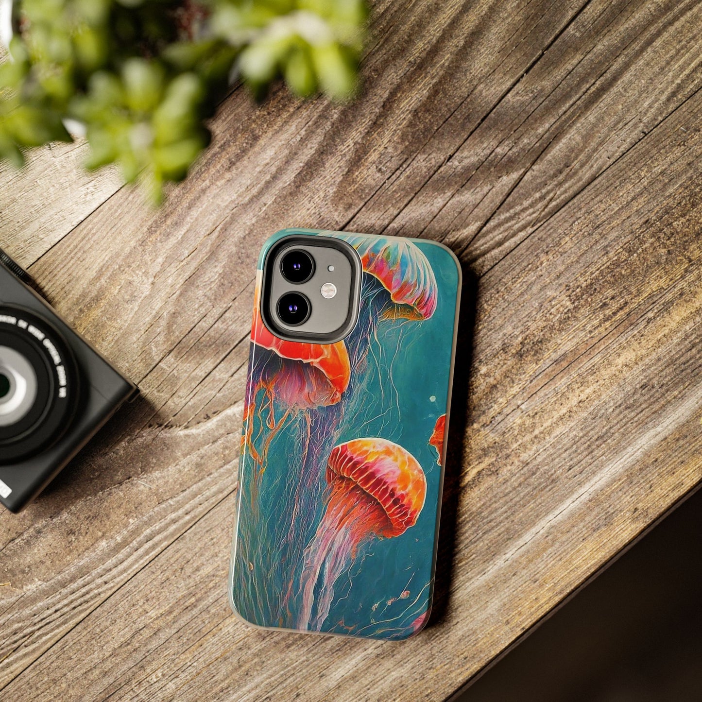 Multi Jellyfish iPhone 12 Tough Phone Case