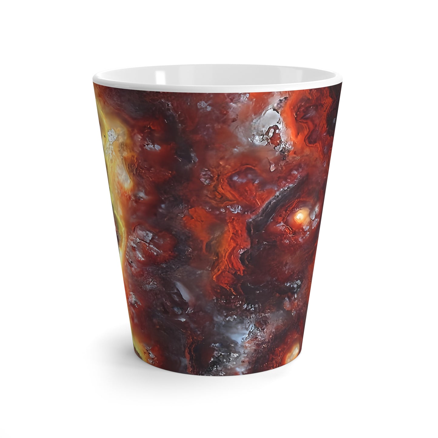 Wildfire Hyalite Bubble Opal Coffee Cup