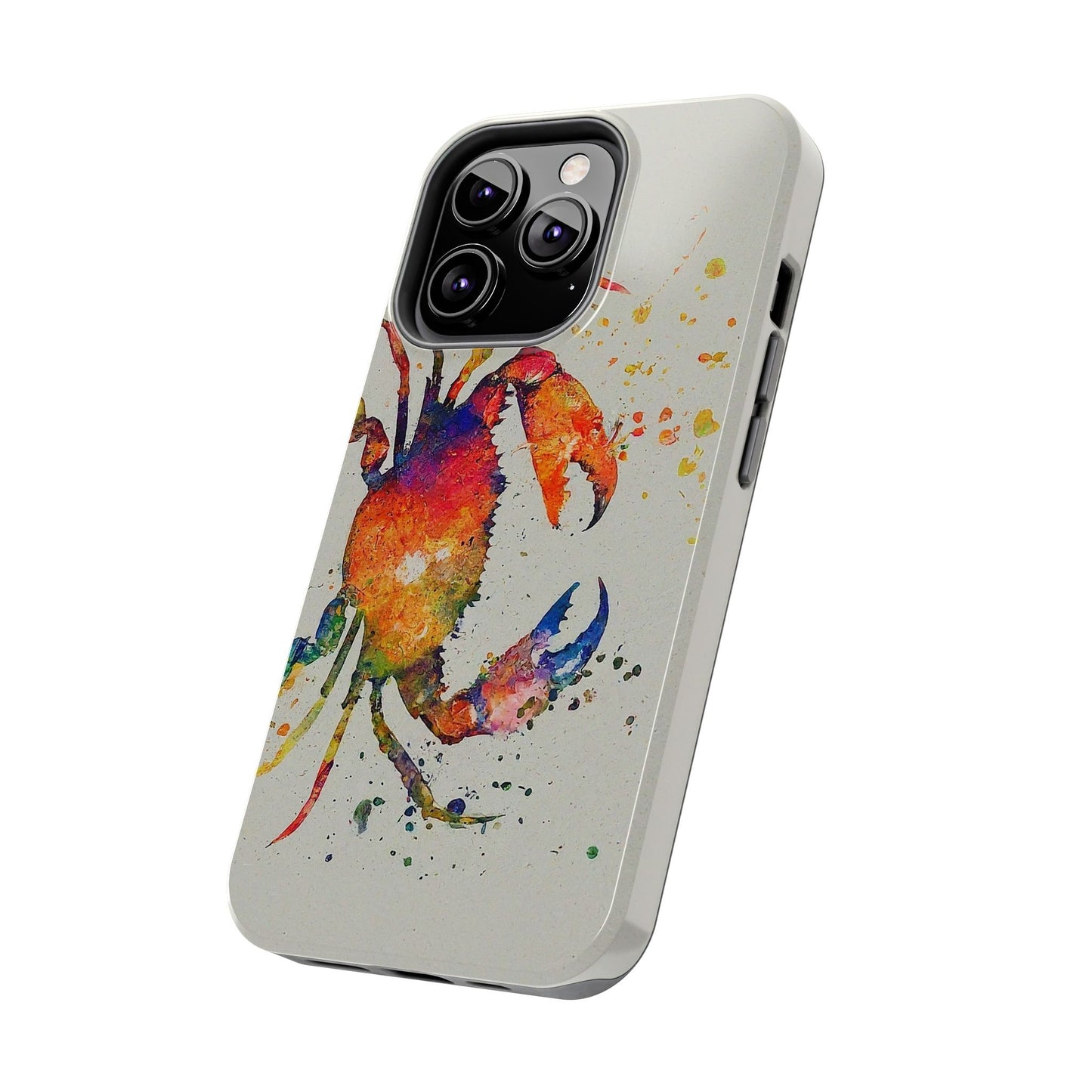 Water Color Crab iPhone 13 Tough Phone Case