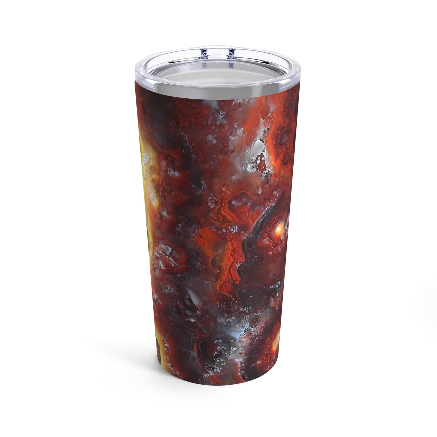 Wildfire Hyalite Bubble Opal Tumbler