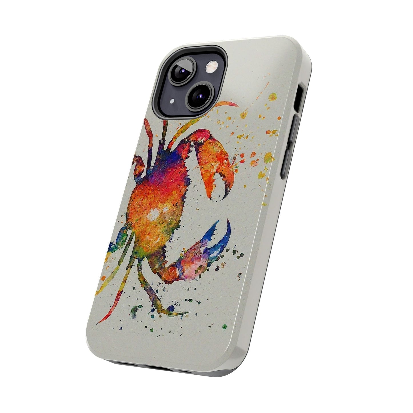 Water Color Crab iPhone 13 Tough Phone Case