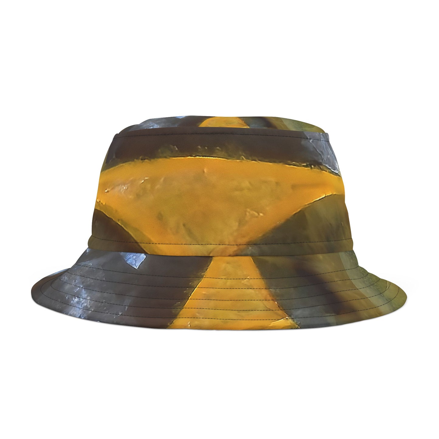 Rock Art-Inspired Floppy Bucket Hat –Timor Agate- Unique Tie-Dye Ish Design