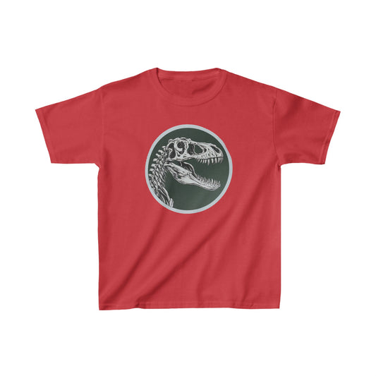 Kids Tyrannosaurus Rex Skull Dinosaur T-shirt