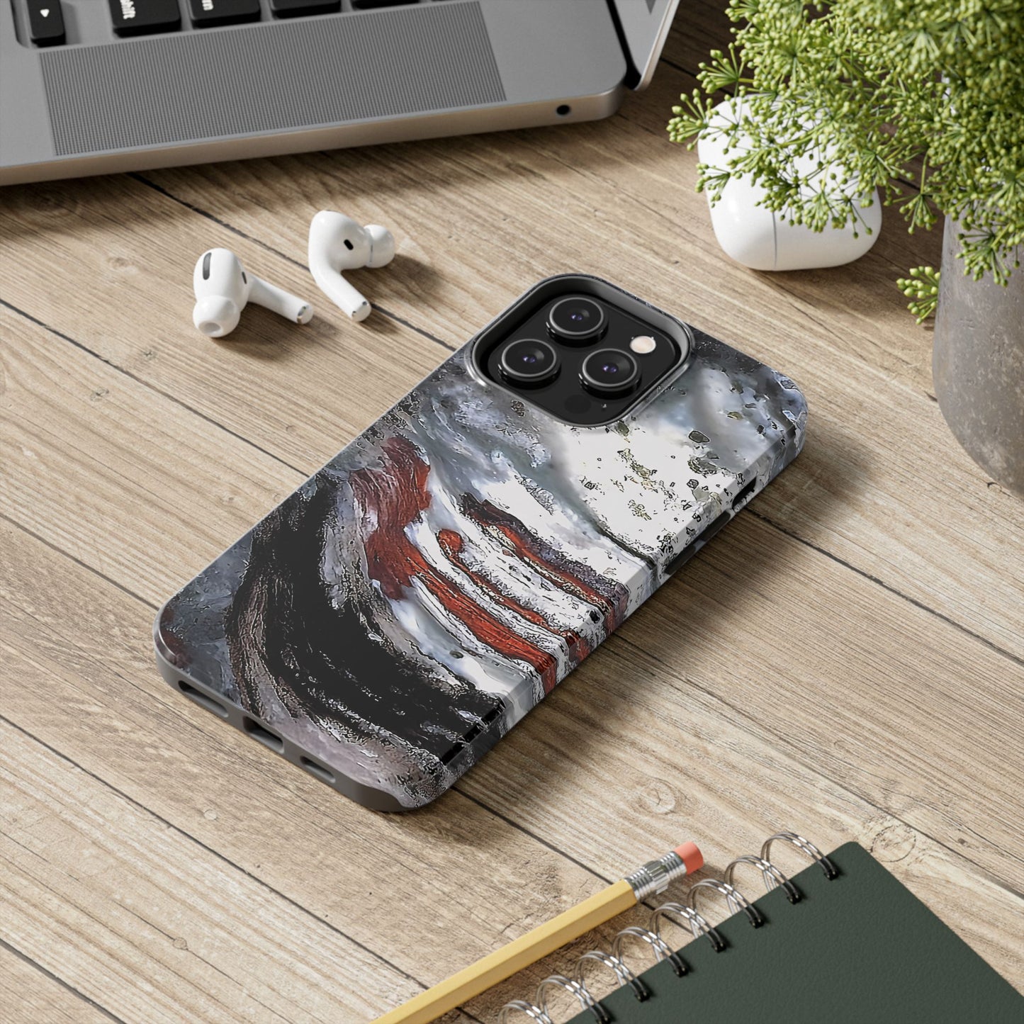 Stromatolite Collenia undosa iPhone 14 Tough Phone Case