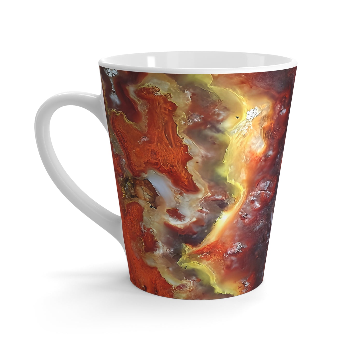 Wildfire Hyalite Bubble Opal Coffee Cup