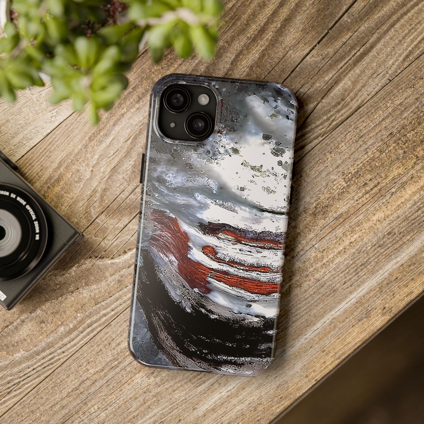 Stromatolite Collenia undosa iPhone 15 Tough Phone Case