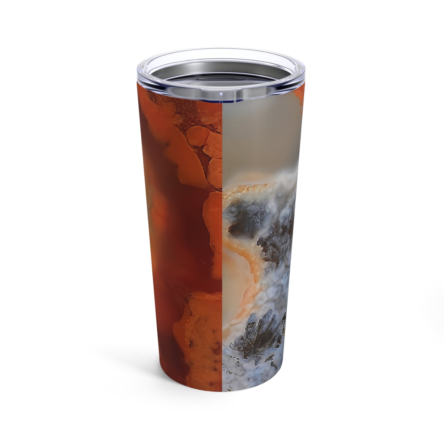 Texas Plume Agate Tumbler 20oz