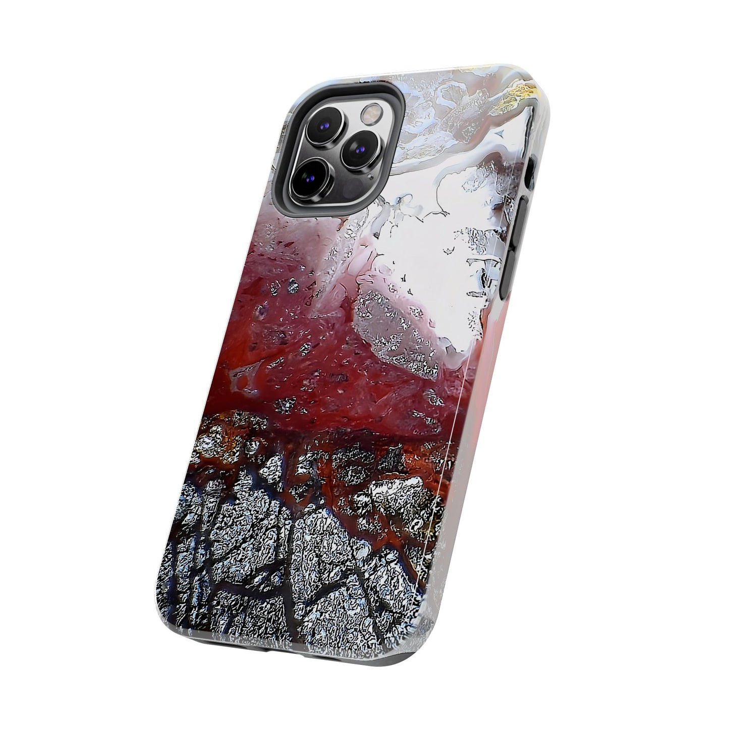 Laguna Lace Agate iPhone 12 Tough Phone Case