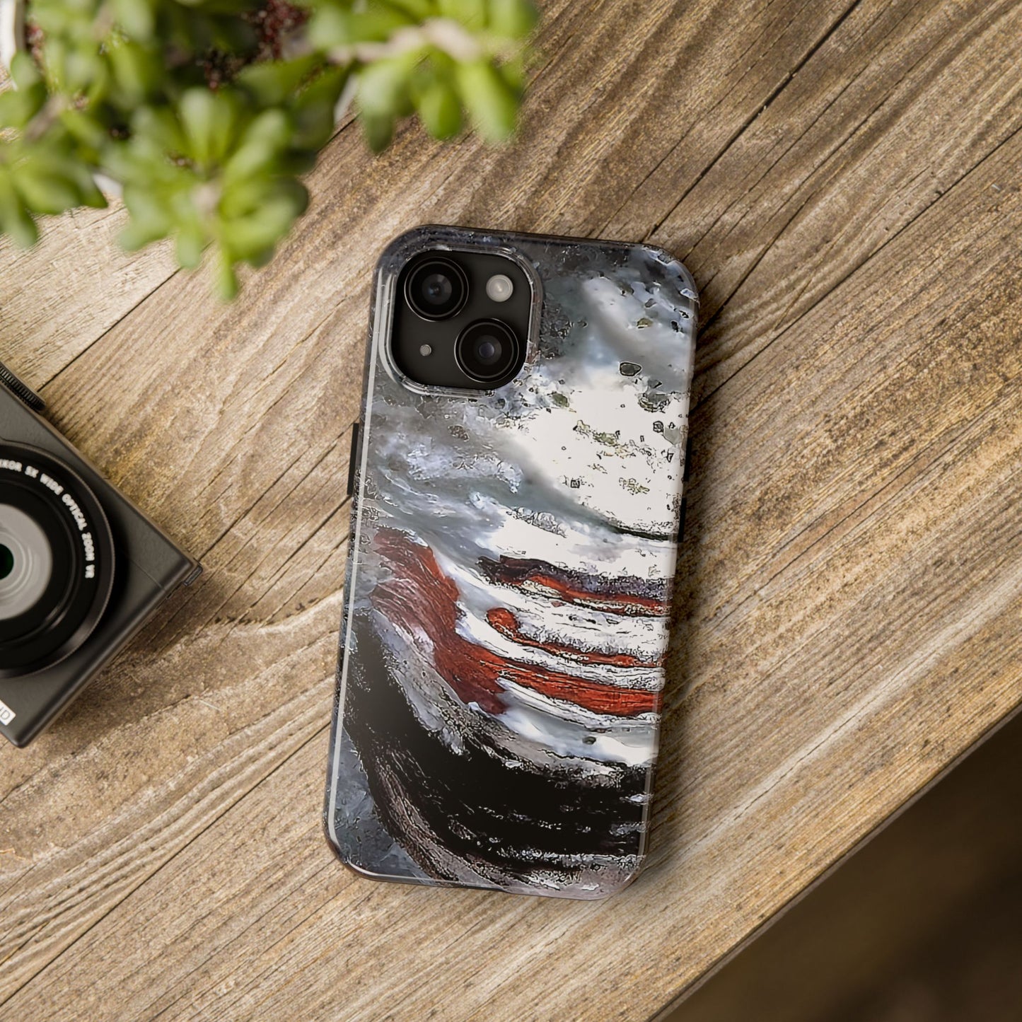 Stromatolite Collenia undosa iPhone 15 Tough Phone Case