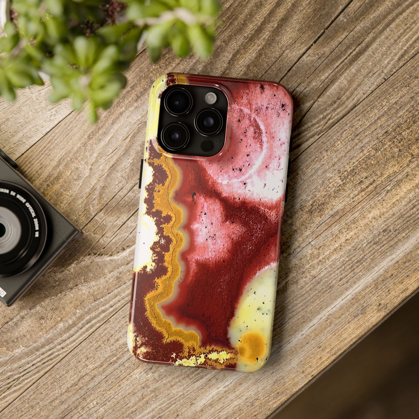 Tiger Iron  iPhone 15 Tough Phone Case