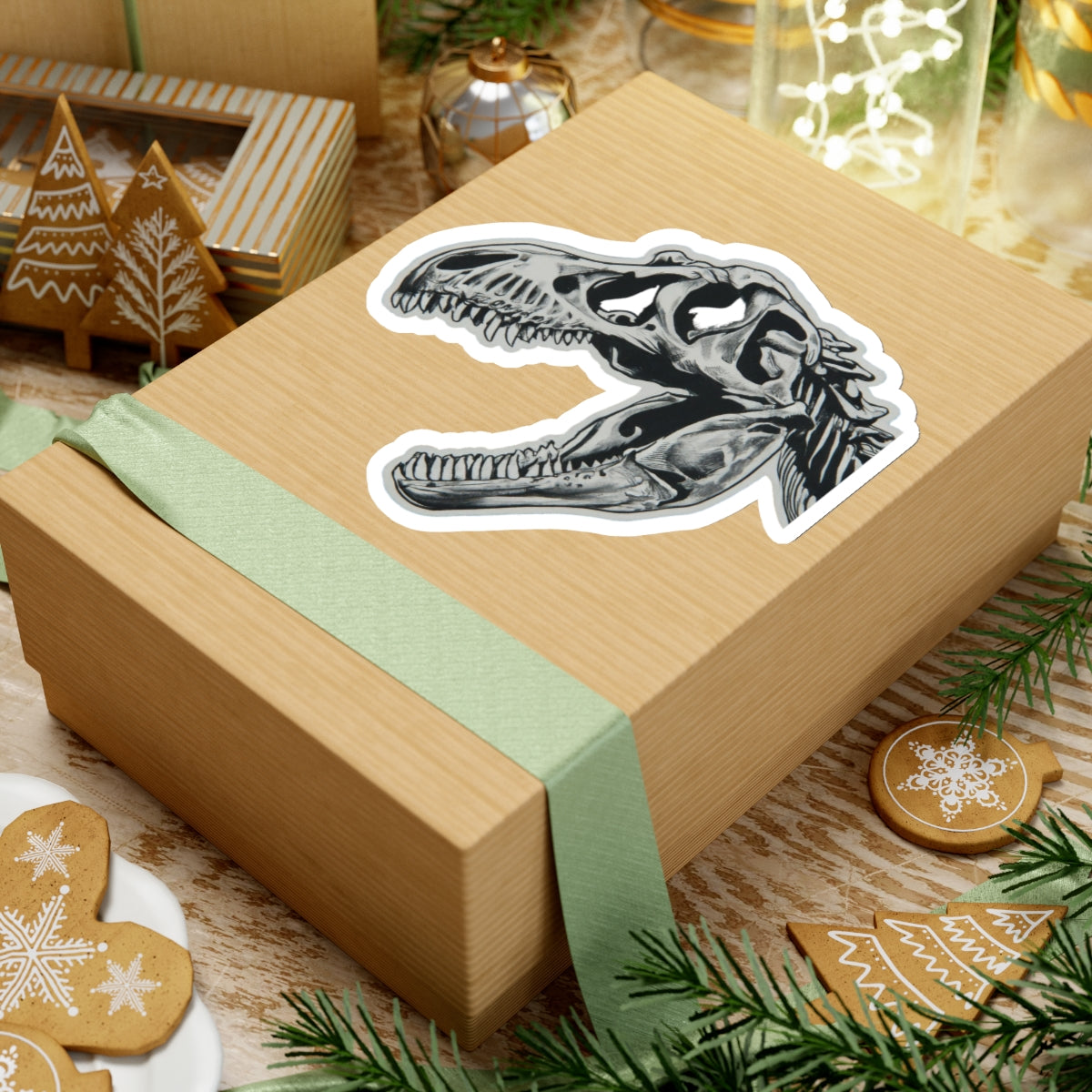 Tyrannosaurus rex Skull - Dinosaur Sticker