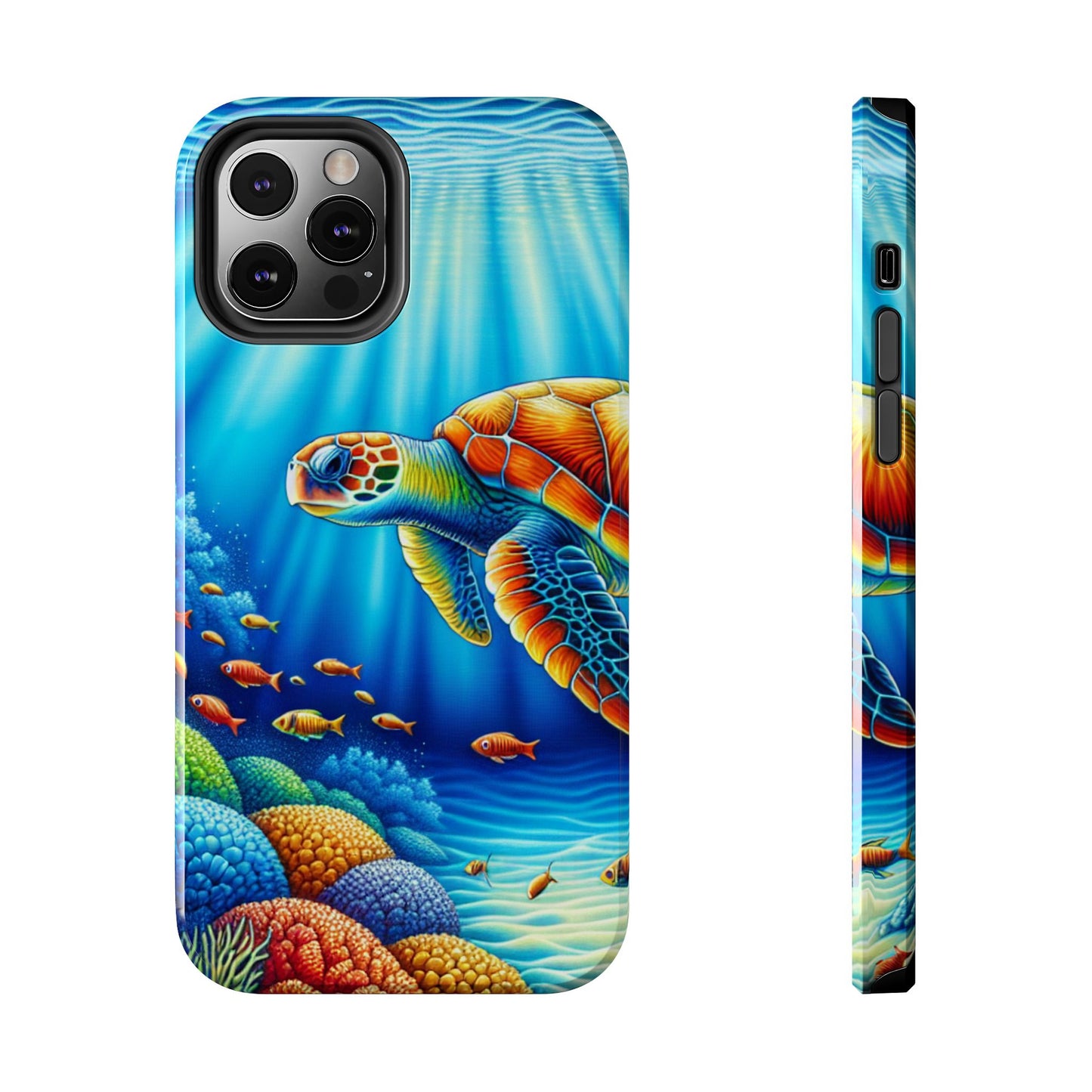 Sea Turtle iPhone 12 Tough Phone Case