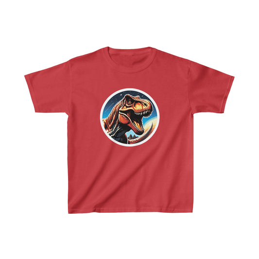 Kids Tyrannosaurus rex Head Dinosaur T-shirt