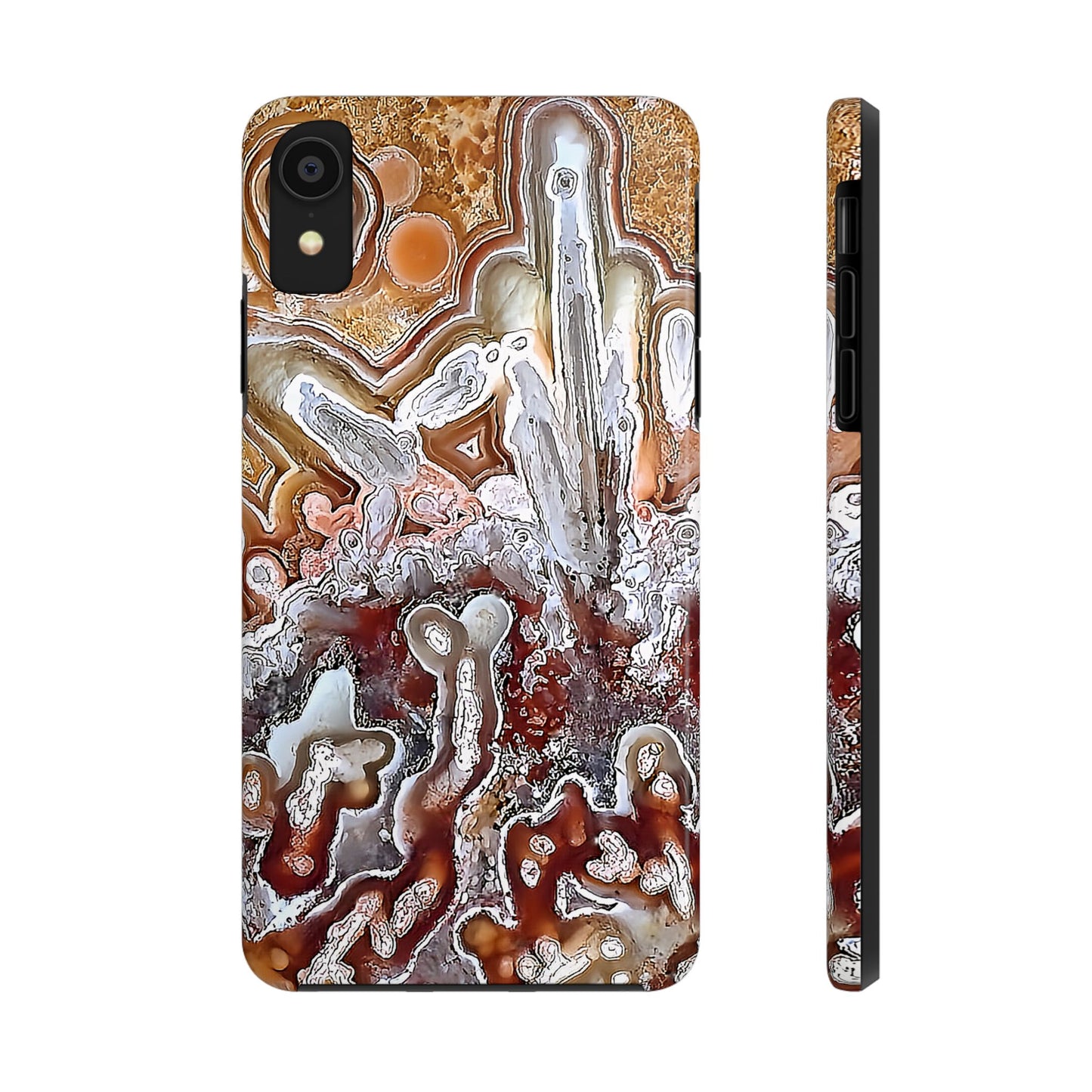 Lacey Agate iPhone X Tough Phone Case