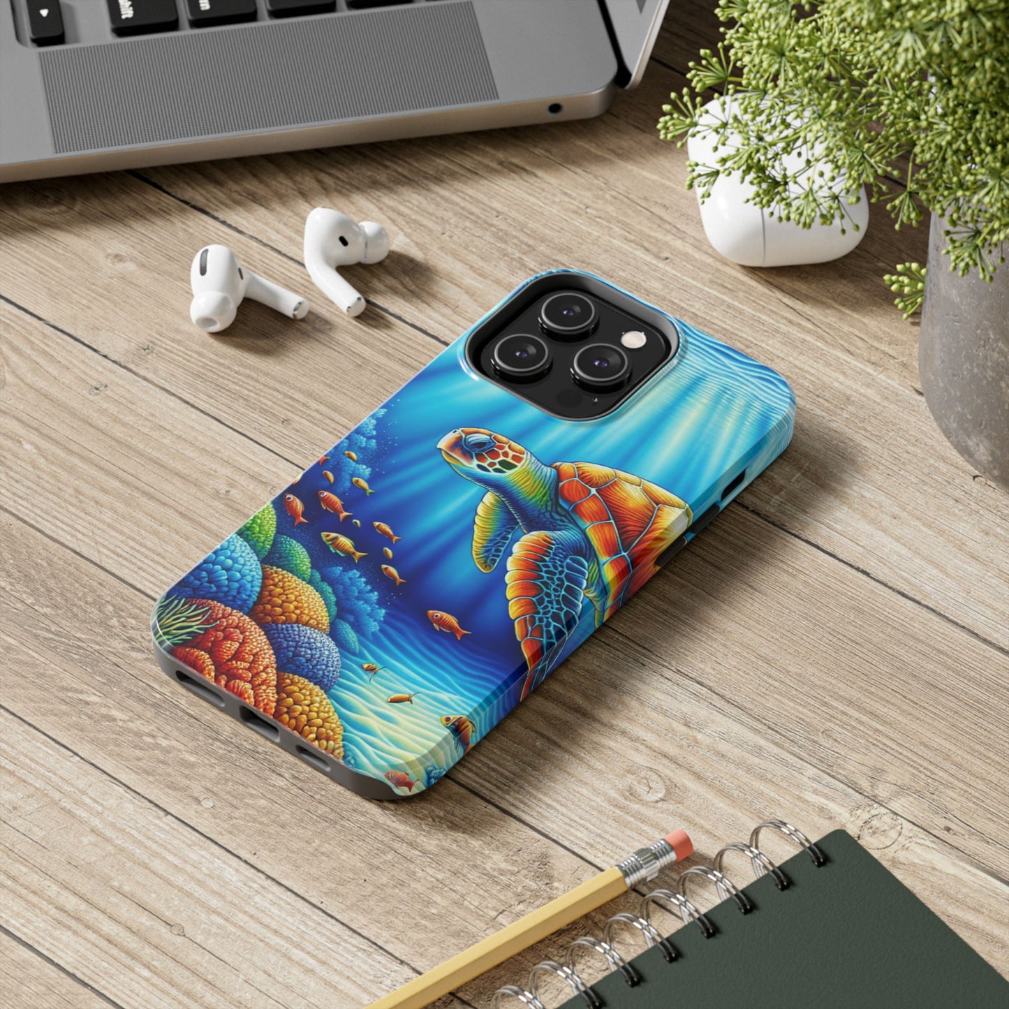 Sea Turtle iPhone 14 Tough Phone Case