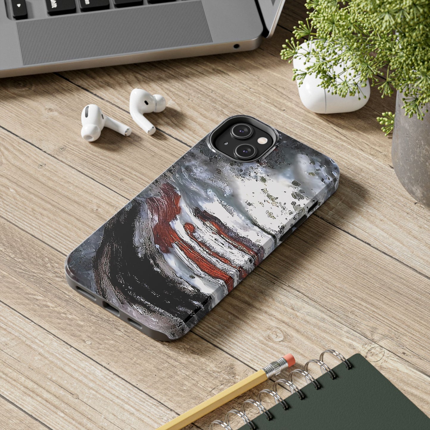 Stromatolite Collenia undosa iPhone 14 Tough Phone Case