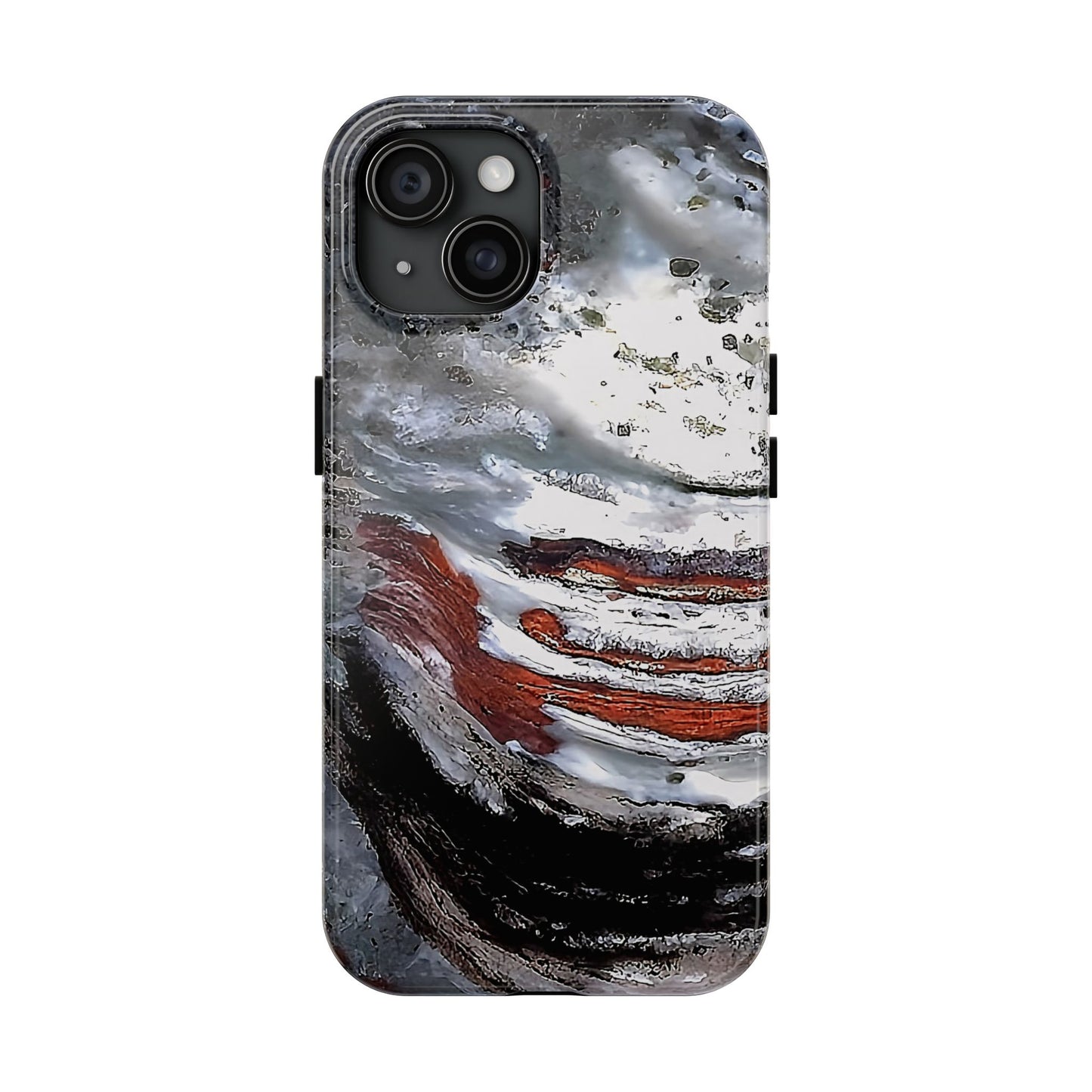 Stromatolite Collenia undosa iPhone 15 Tough Phone Case