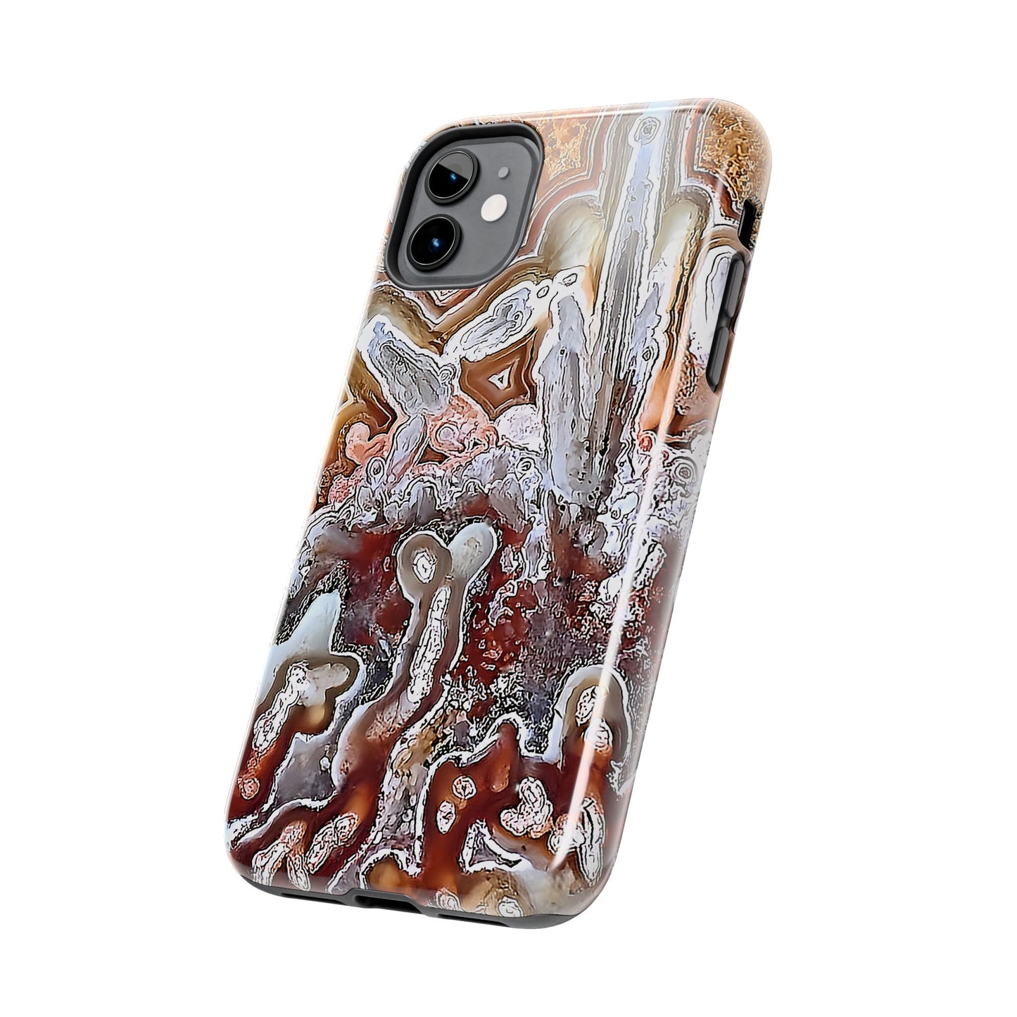 Lacey Agate iPhone 11 Tough Phone Case