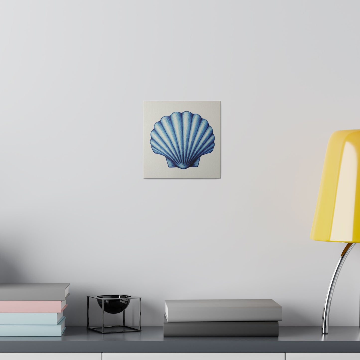 Pectin Seashell Canvas Print Wall Art Décor, Beach Décor