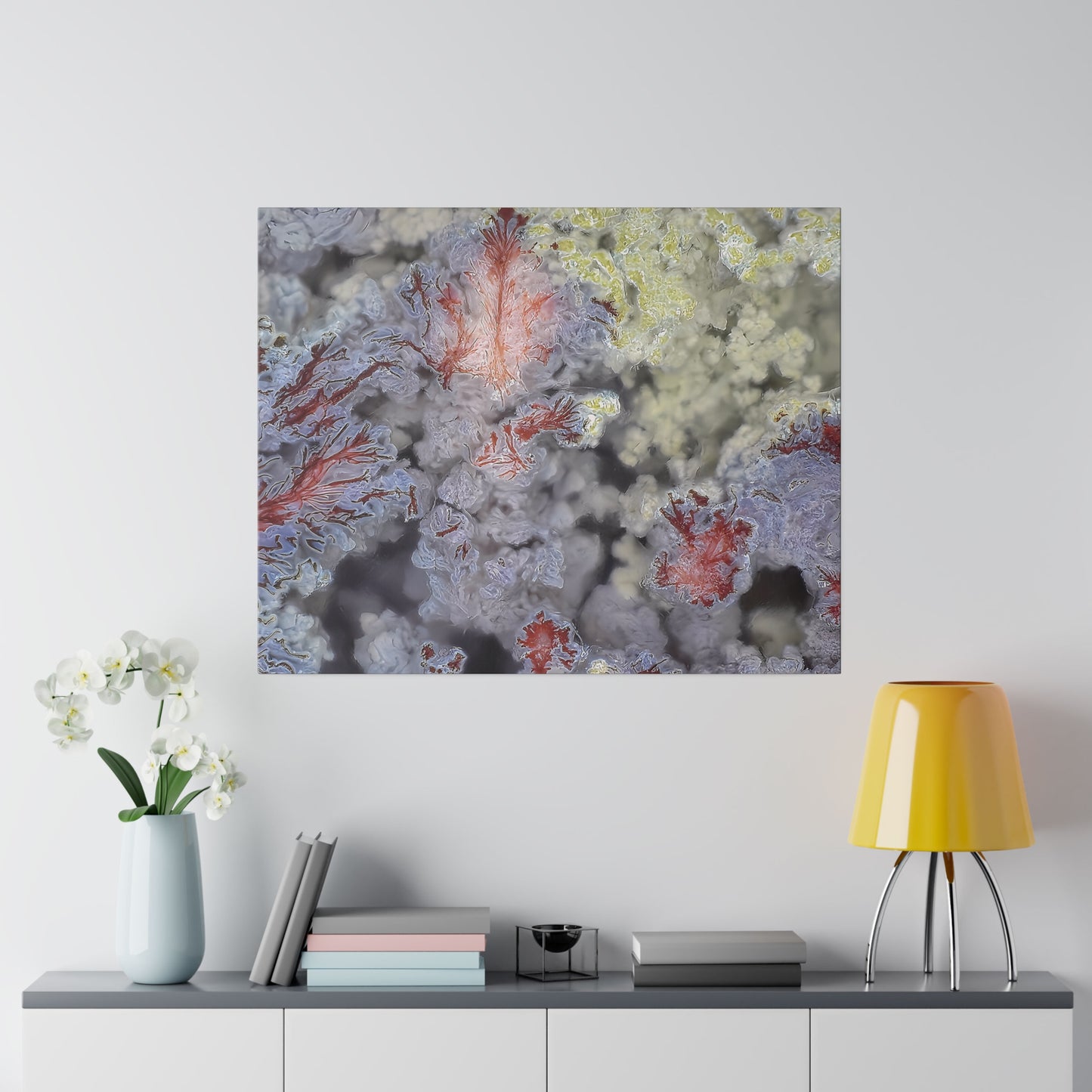 Scenic Moss Agate  Canvas Print Wall Art Décor