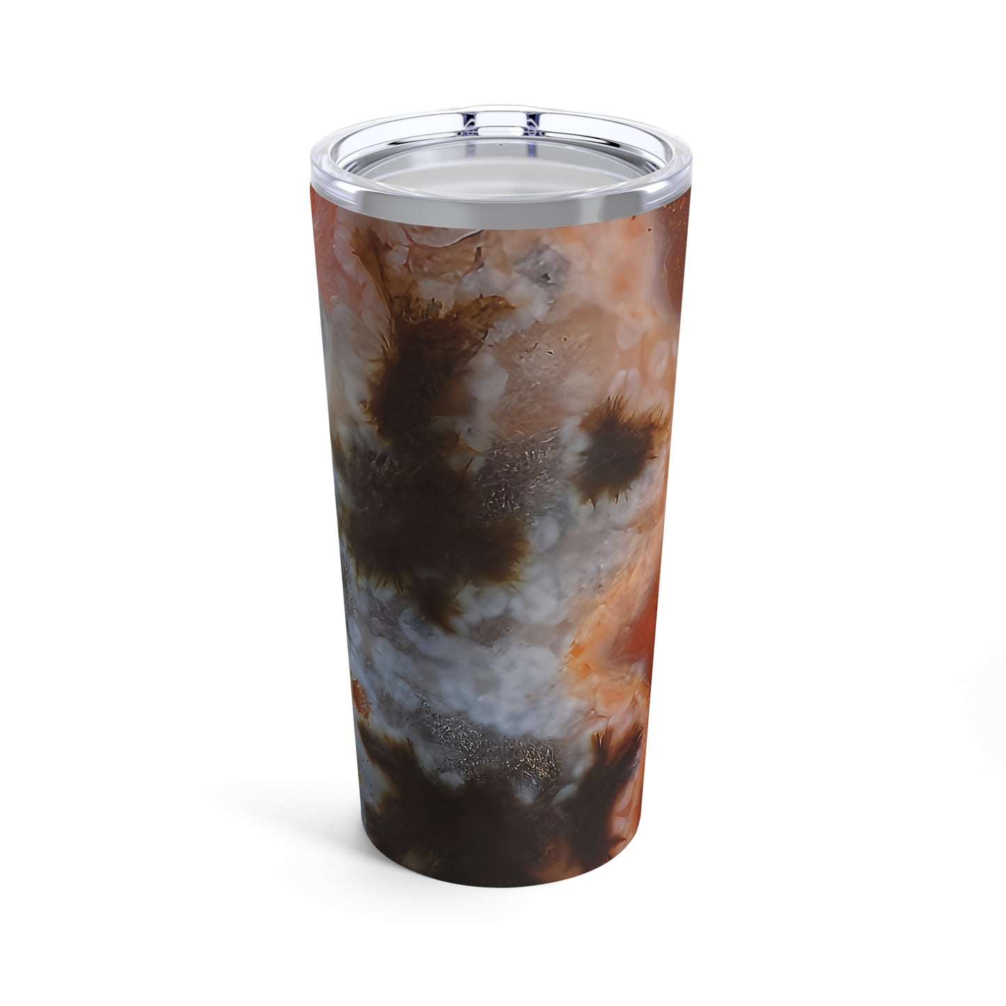 Texas Plume Agate Tumbler 20oz