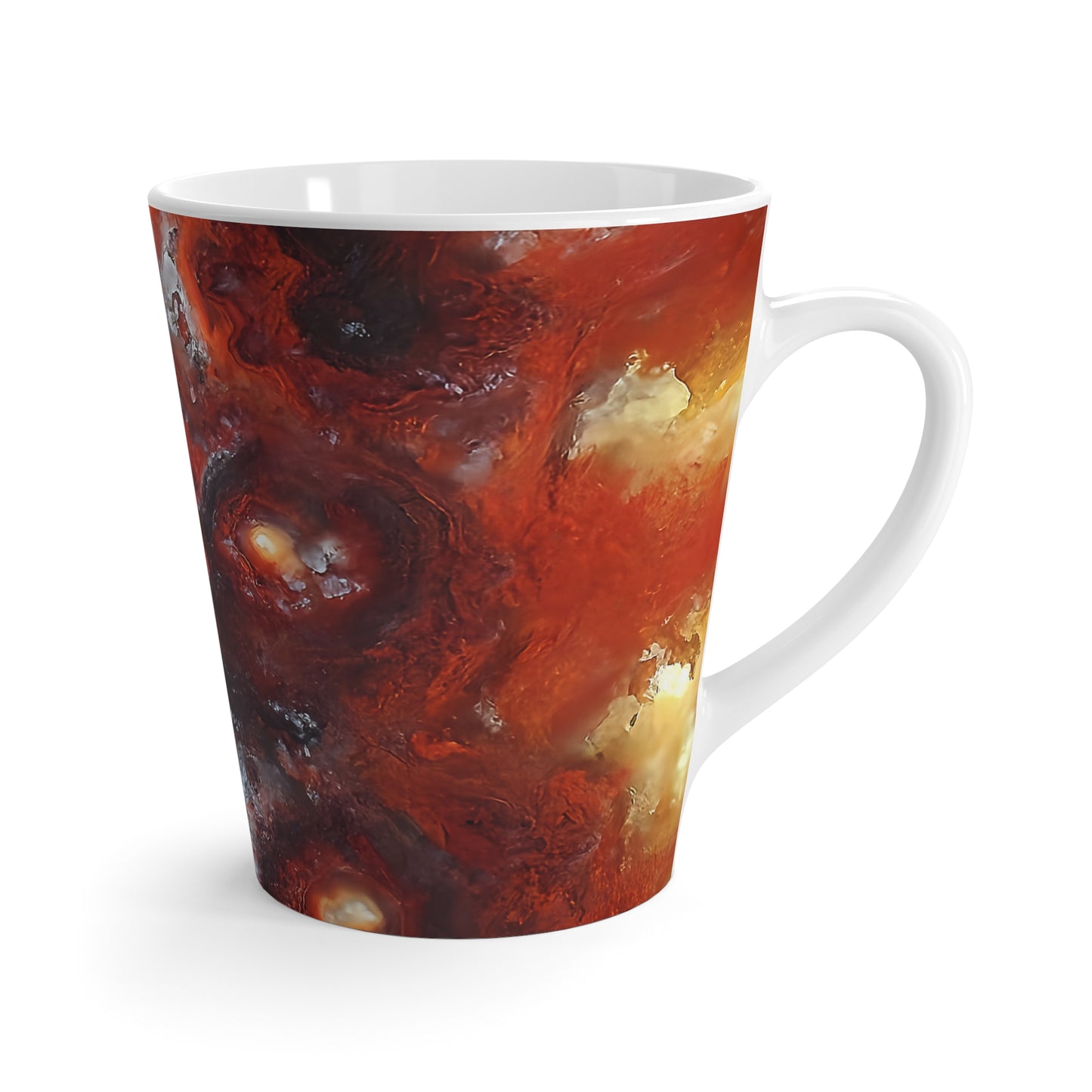 Wildfire Hyalite Bubble Opal Coffee Cup