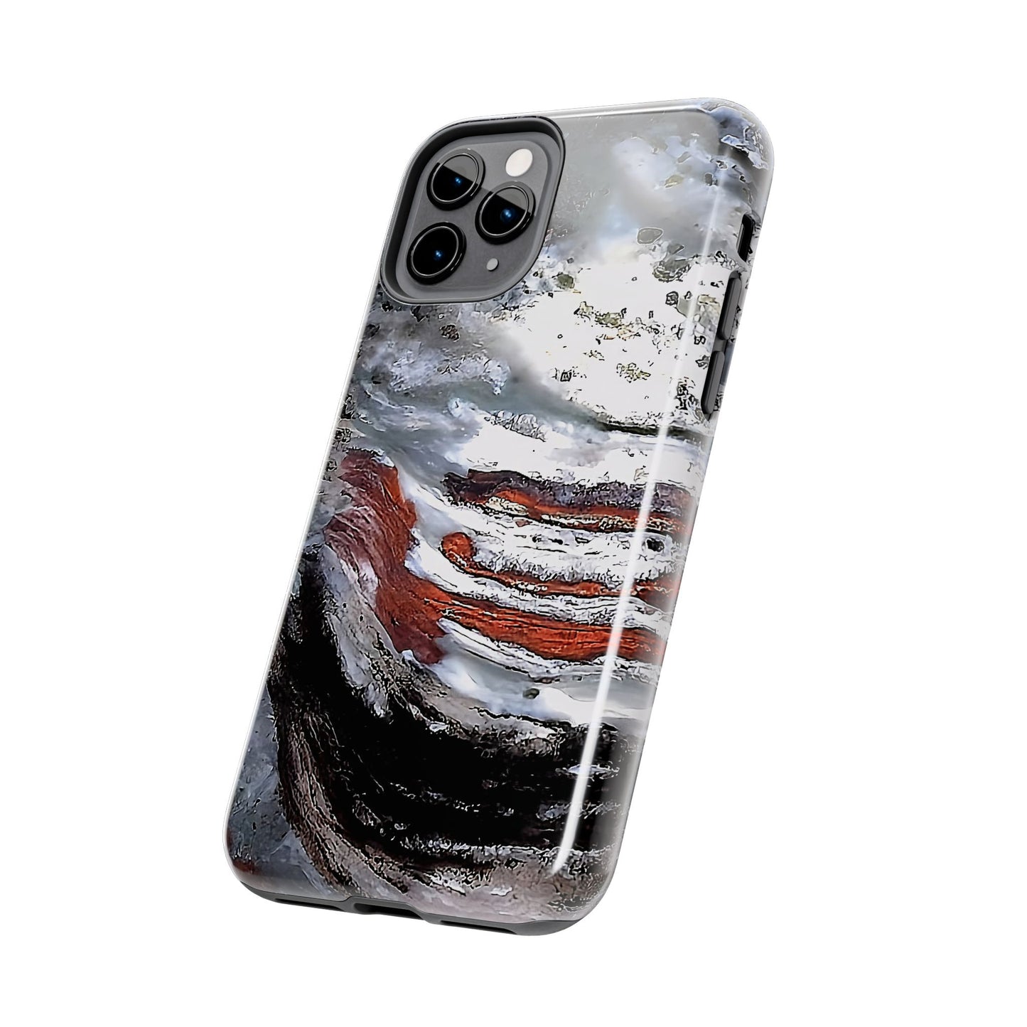 Stromatolite Collenia undosa iPhone 11 Tough Phone Case