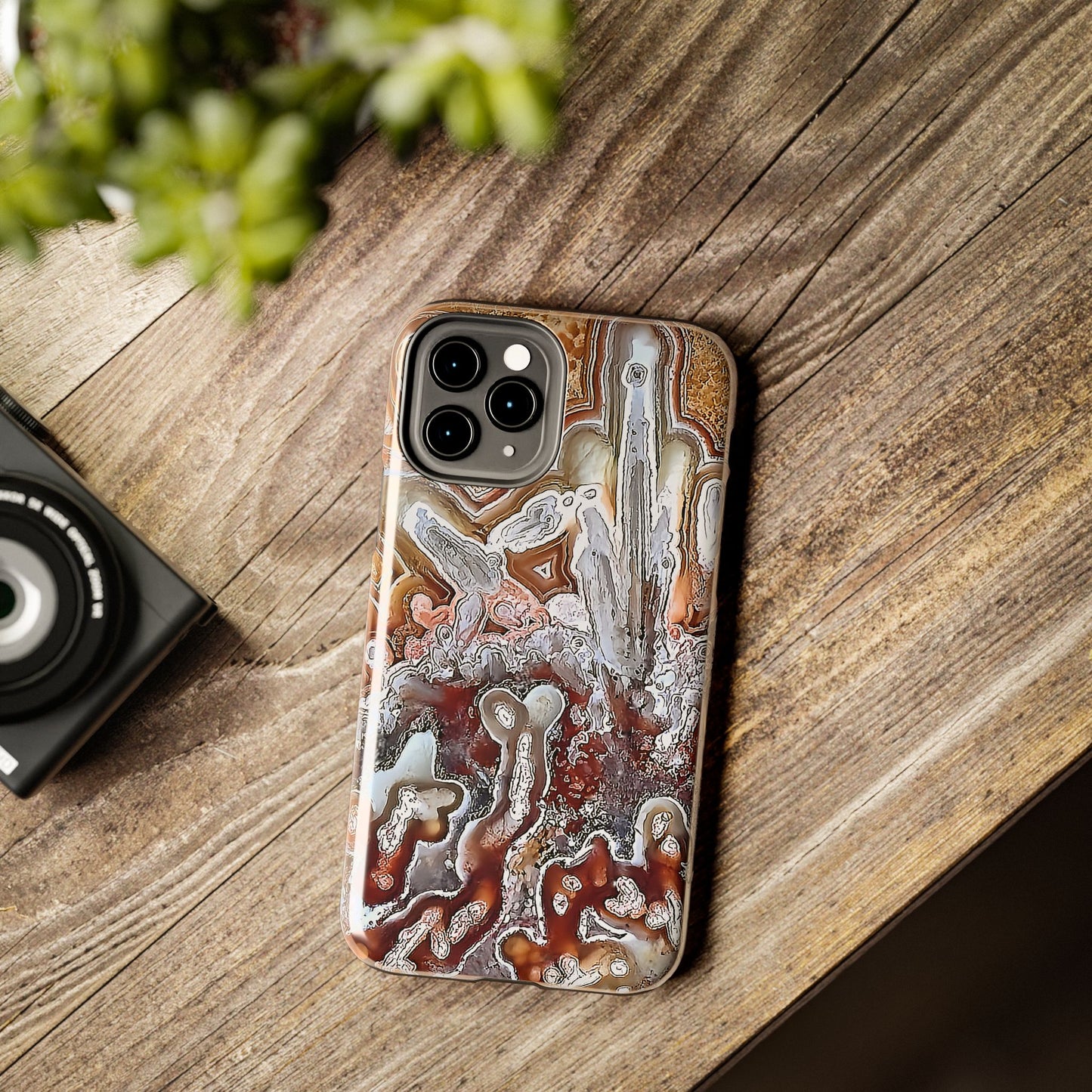 Lacey Agate iPhone 11 Tough Phone Case