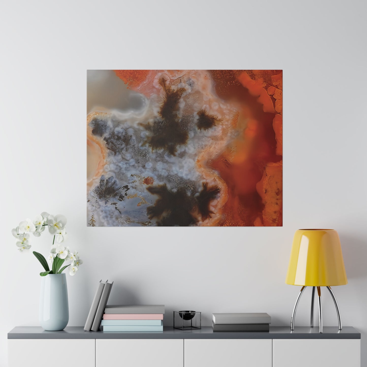 Texas Plume Agate  Canvas Print Wall Art Décor