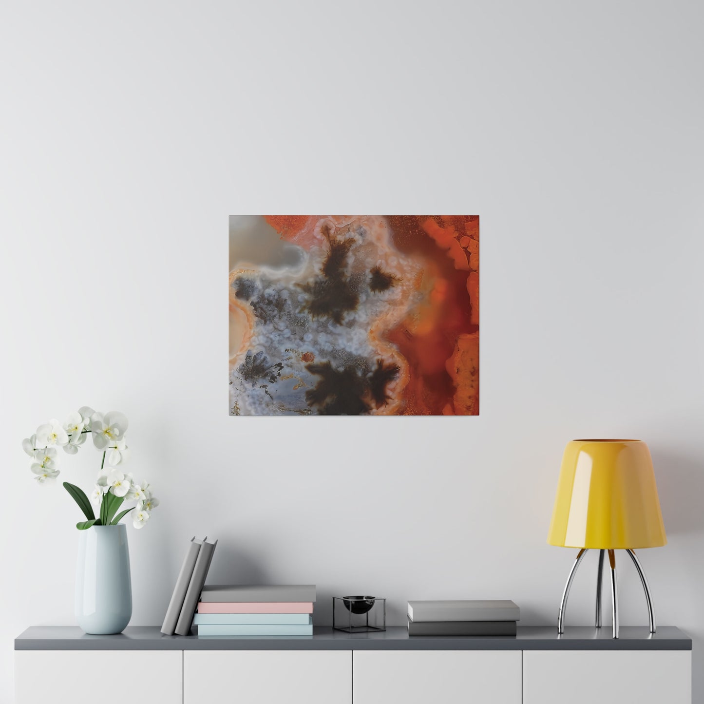 Texas Plume Agate  Canvas Print Wall Art Décor