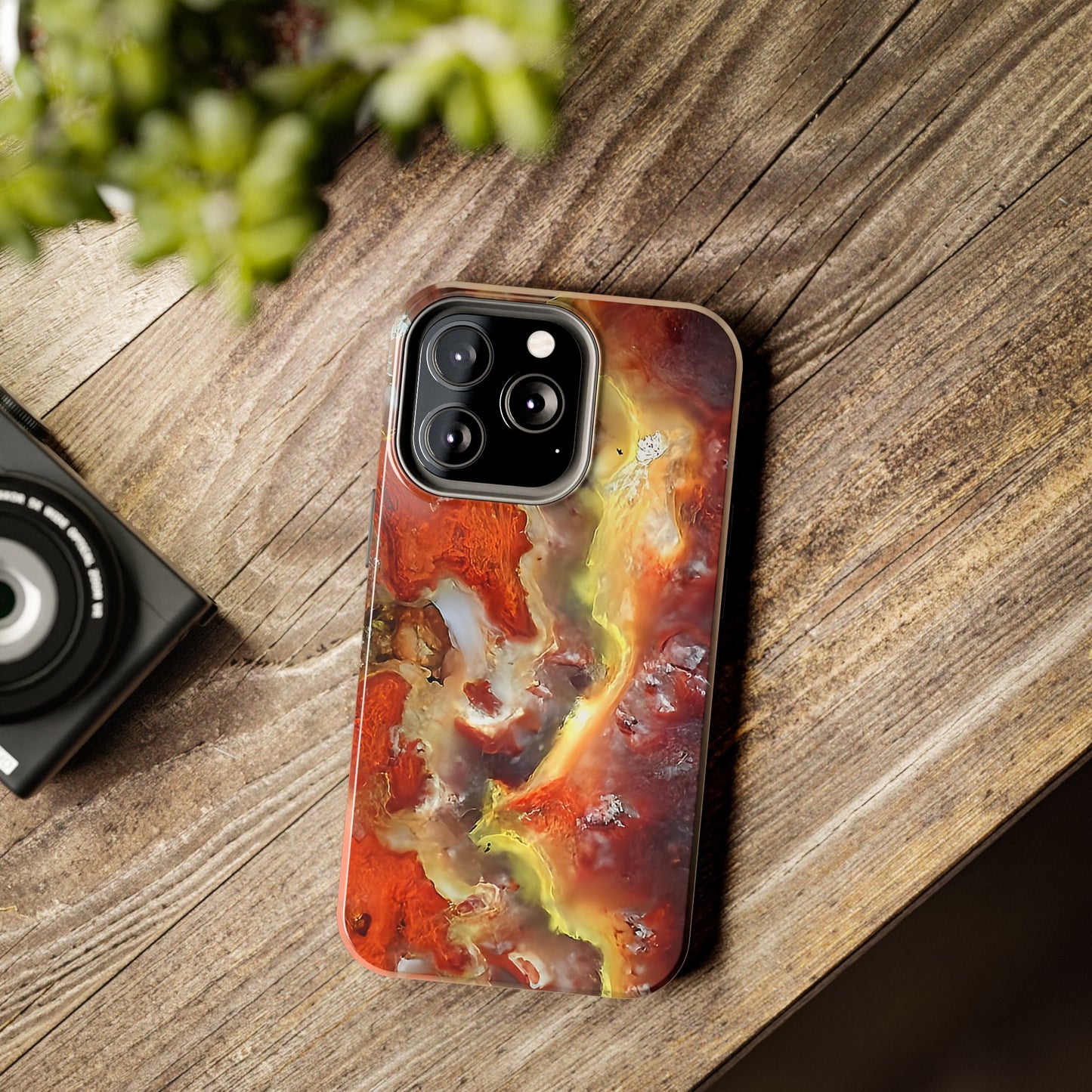 Wildfire Hyalite Bubble Opal iPhone 13 Tough Phone Case