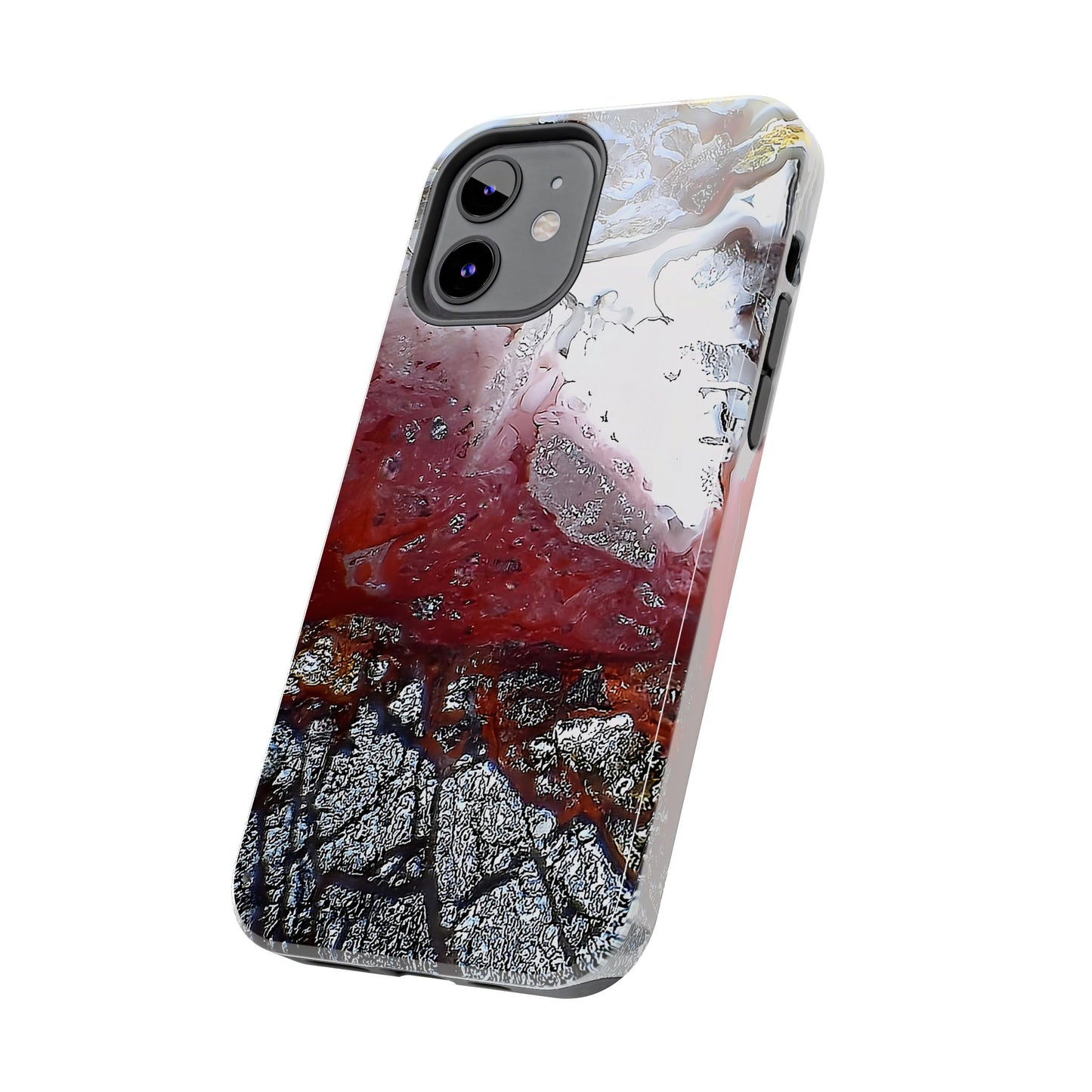 Laguna Lace Agate iPhone 12 Tough Phone Case