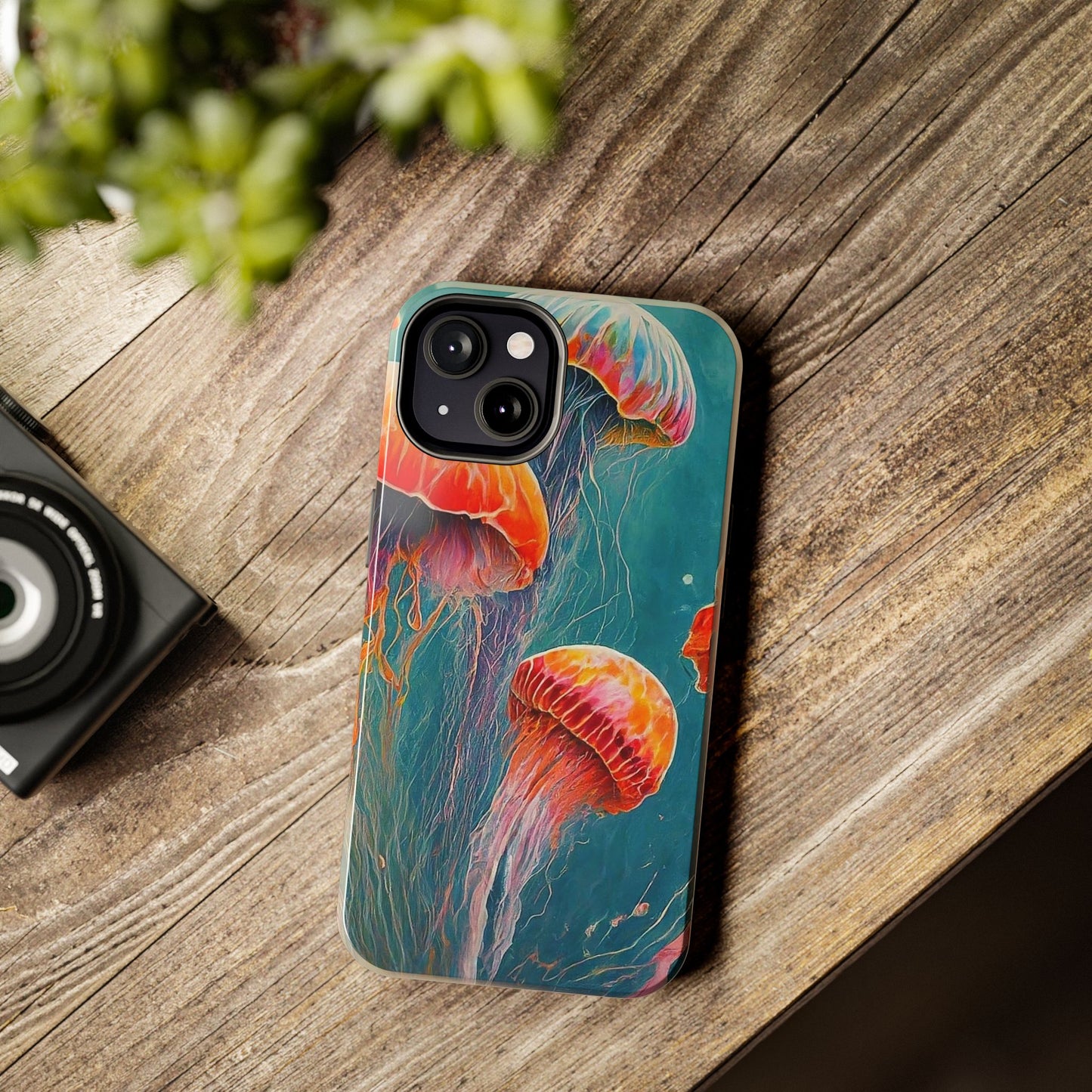 Multi Jellyfish iPhone 13 Tough Phone Case