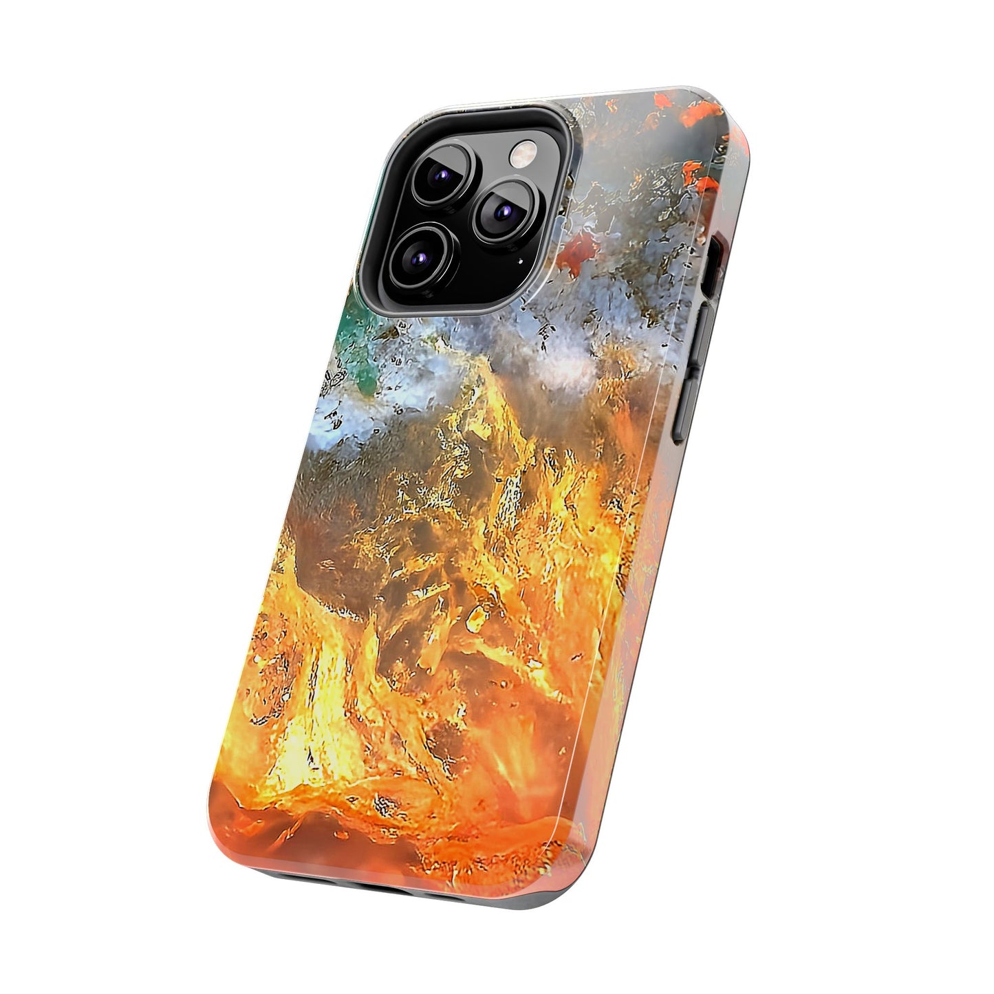 Flame Agate iPhone 13 Tough Phone Case