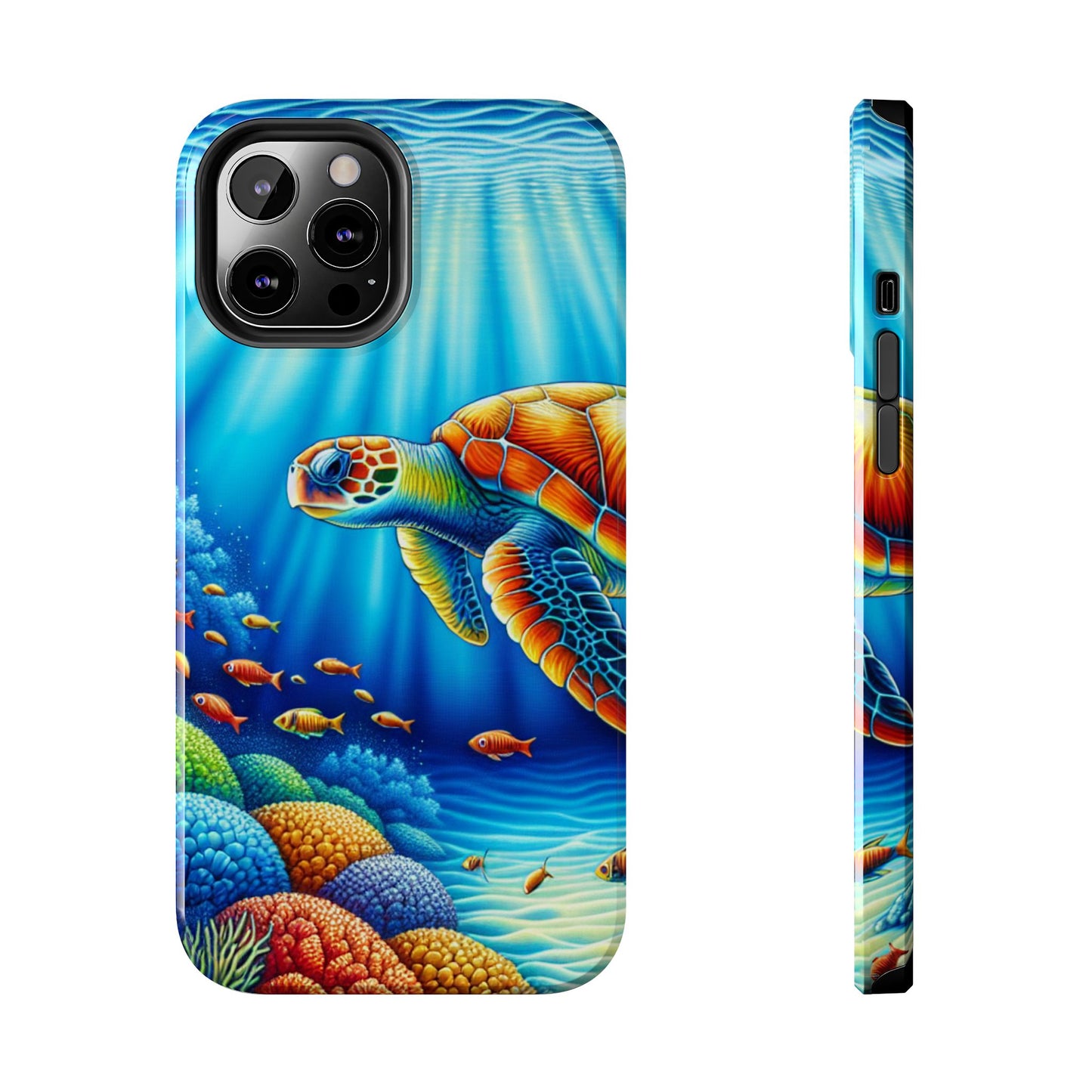 Sea Turtle iPhone 12 Tough Phone Case