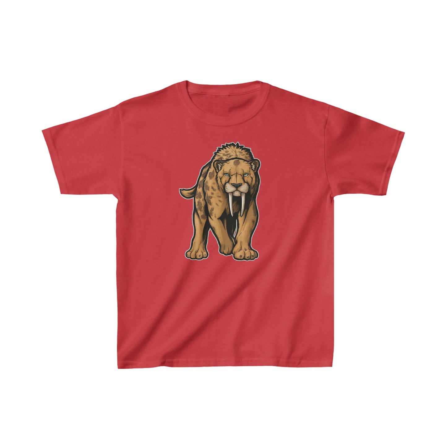 Kids Saber Toothed Tiger T-shirt