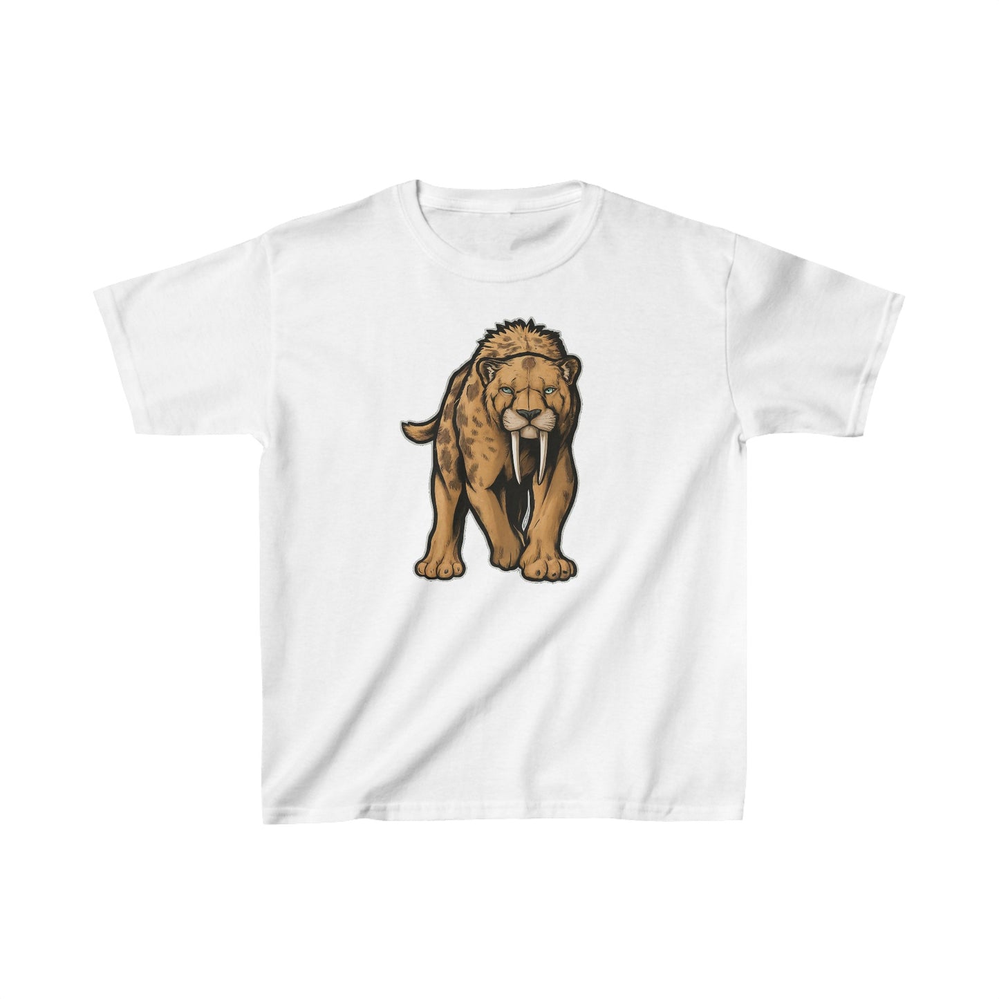 Kids Saber Toothed Tiger T-shirt