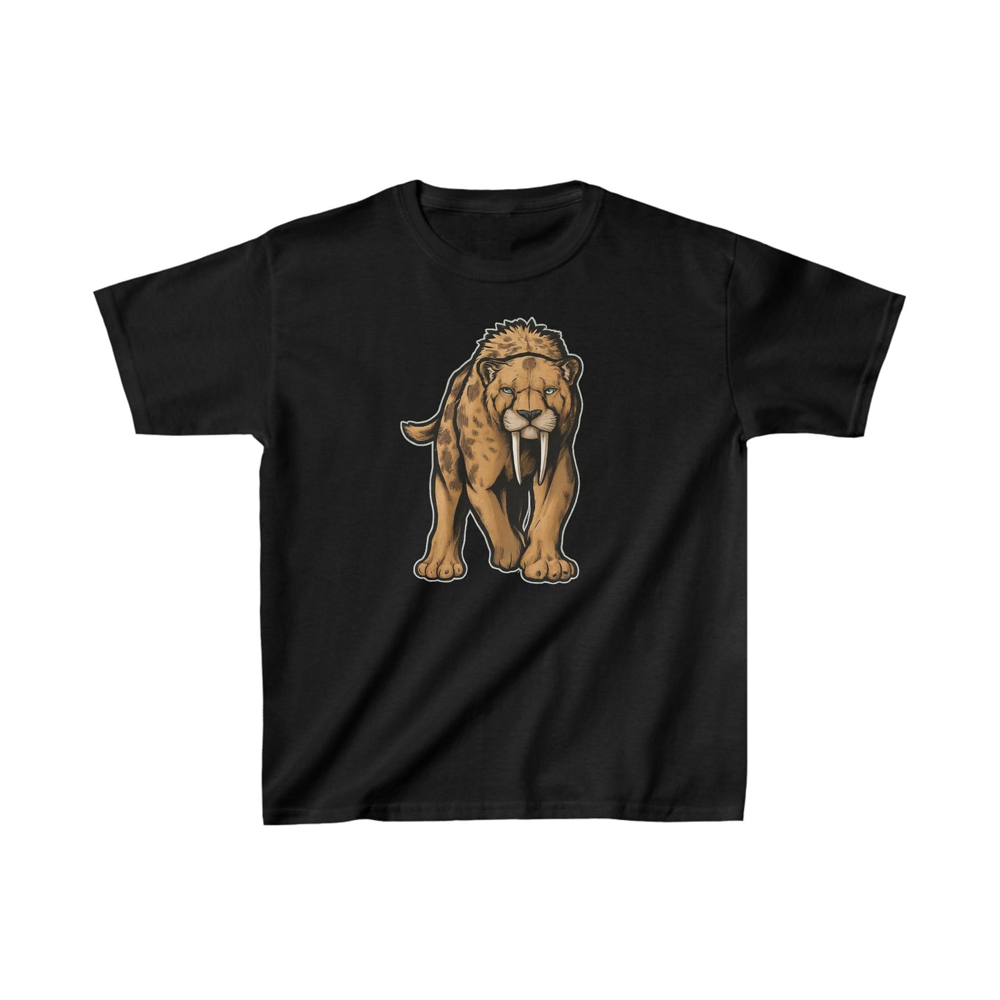 Kids Saber Toothed Tiger T-shirt