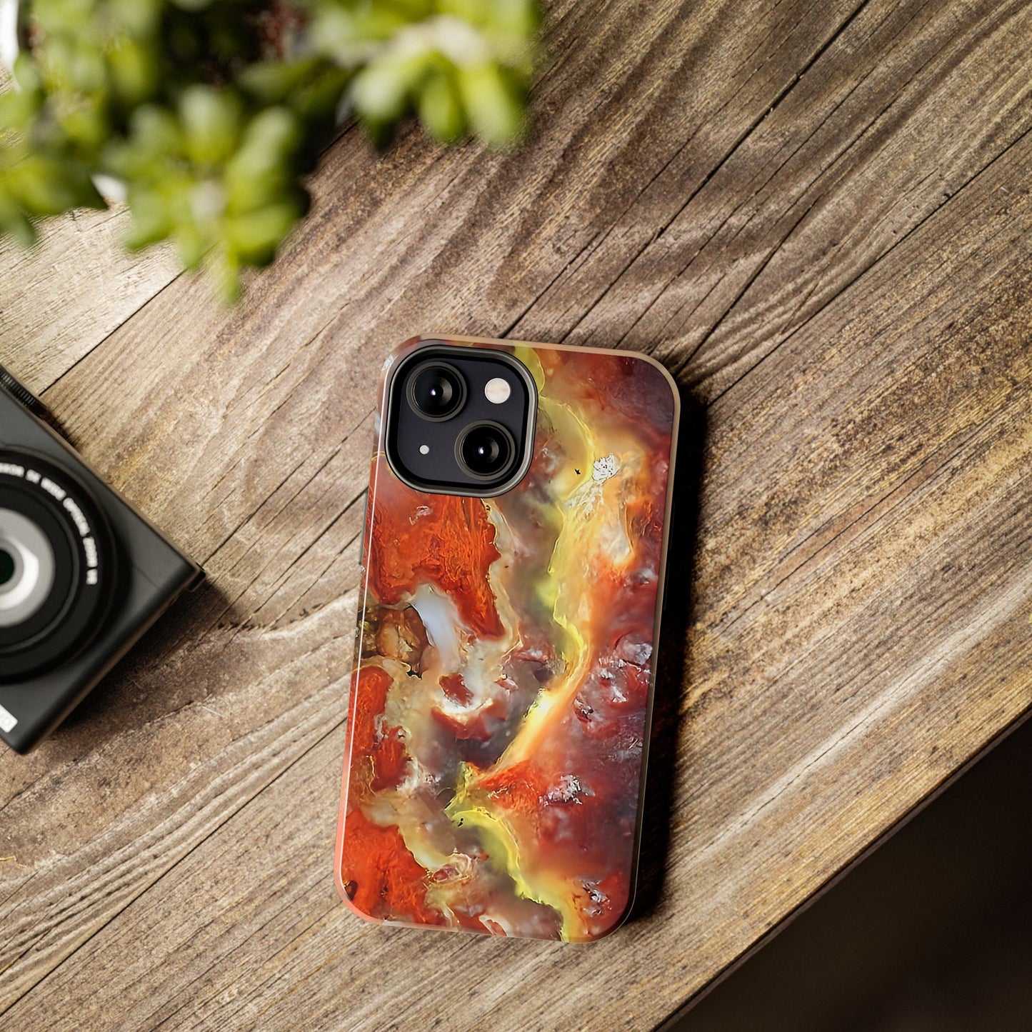 Wildfire Hyalite Bubble Opal iPhone 13 Tough Phone Case