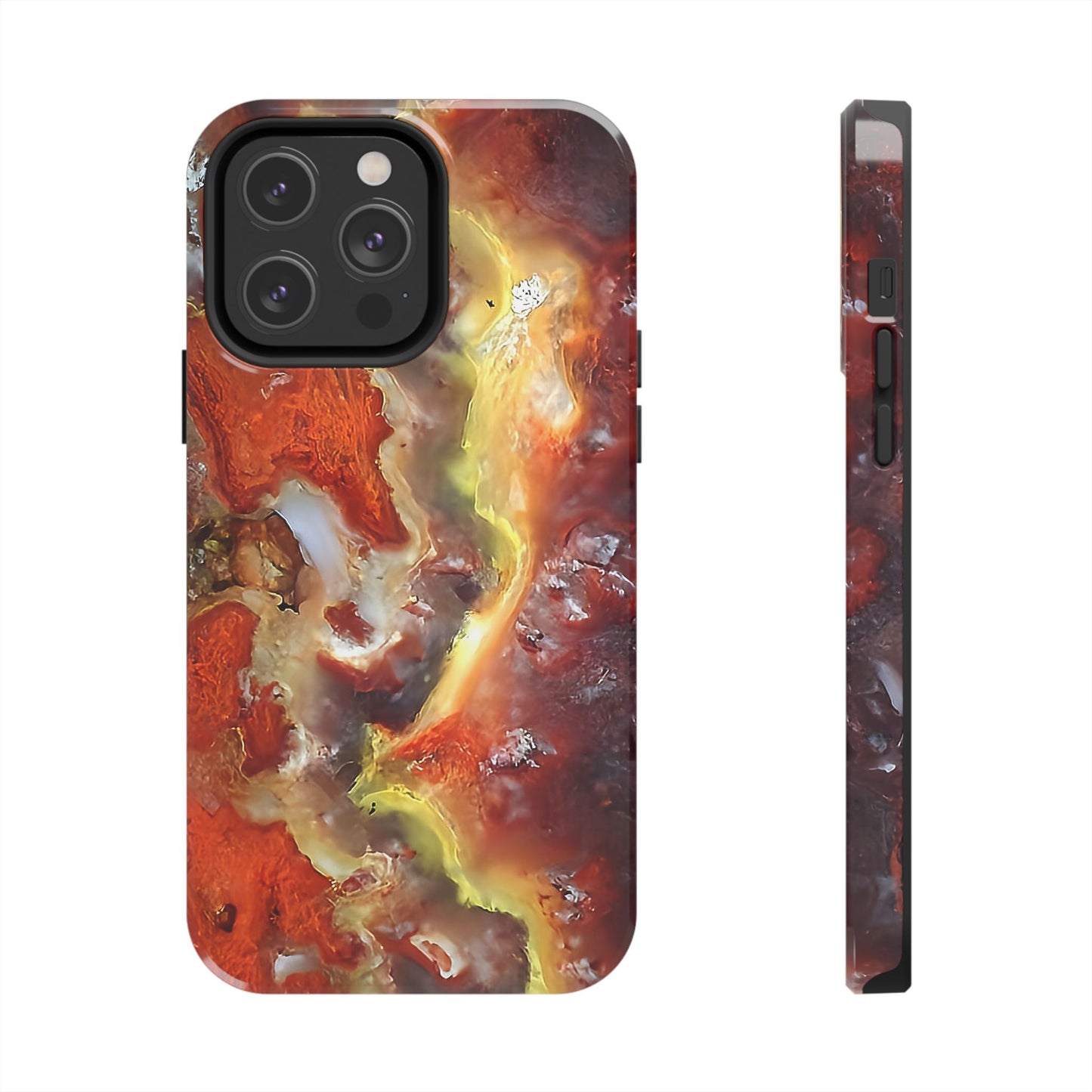 Wildfire Hyalite Bubble Opal iPhone 14 Tough Phone Case