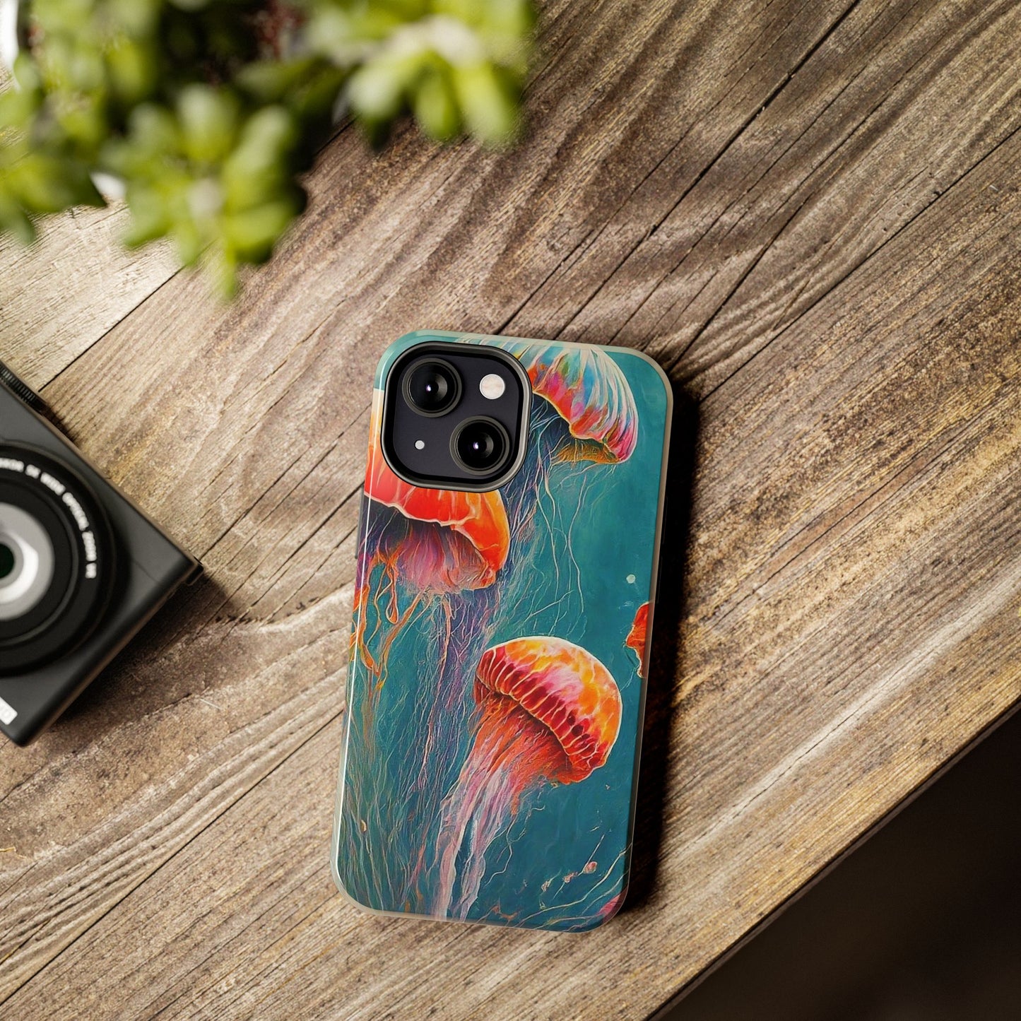 Multi Jellyfish iPhone 13 Tough Phone Case