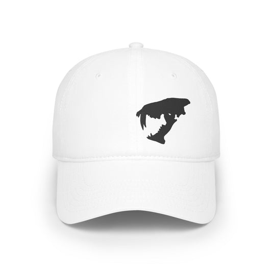 Saber Tooth Cat Low Profile Baseball Hat\Cap - Multiple Colors