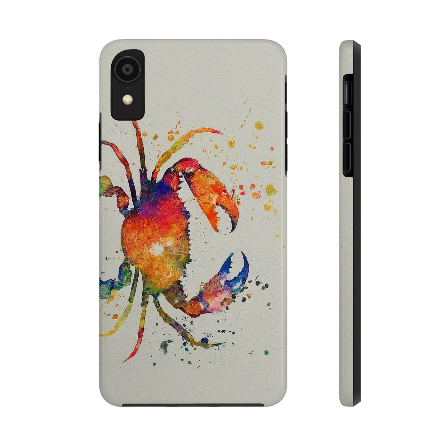 Water Color Crab iPhone X Tough Phone Case