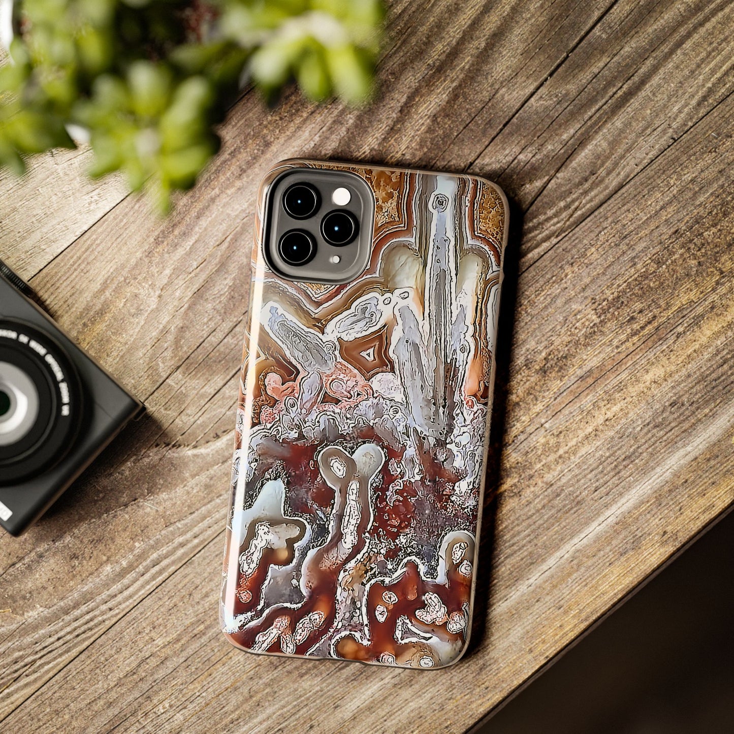 Lacey Agate iPhone 11 Tough Phone Case