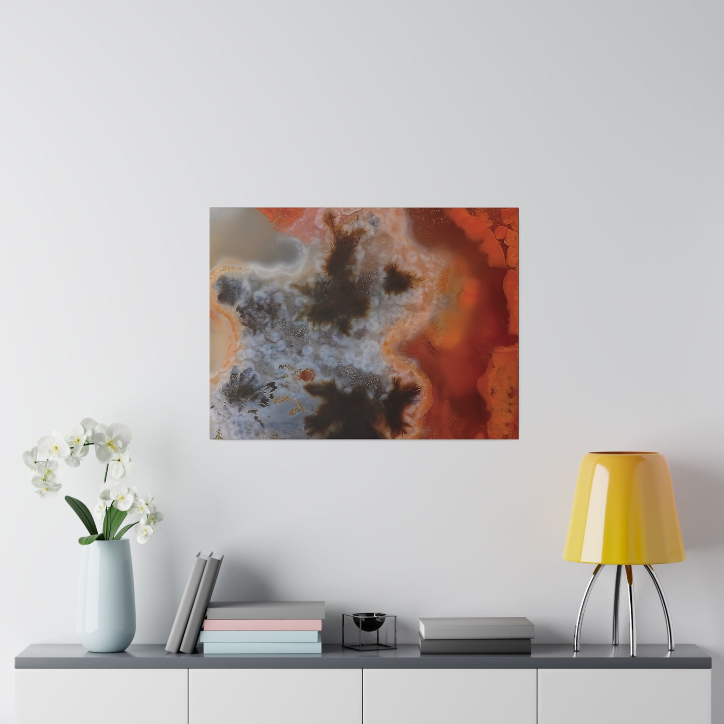 Texas Plume Agate  Canvas Print Wall Art Décor